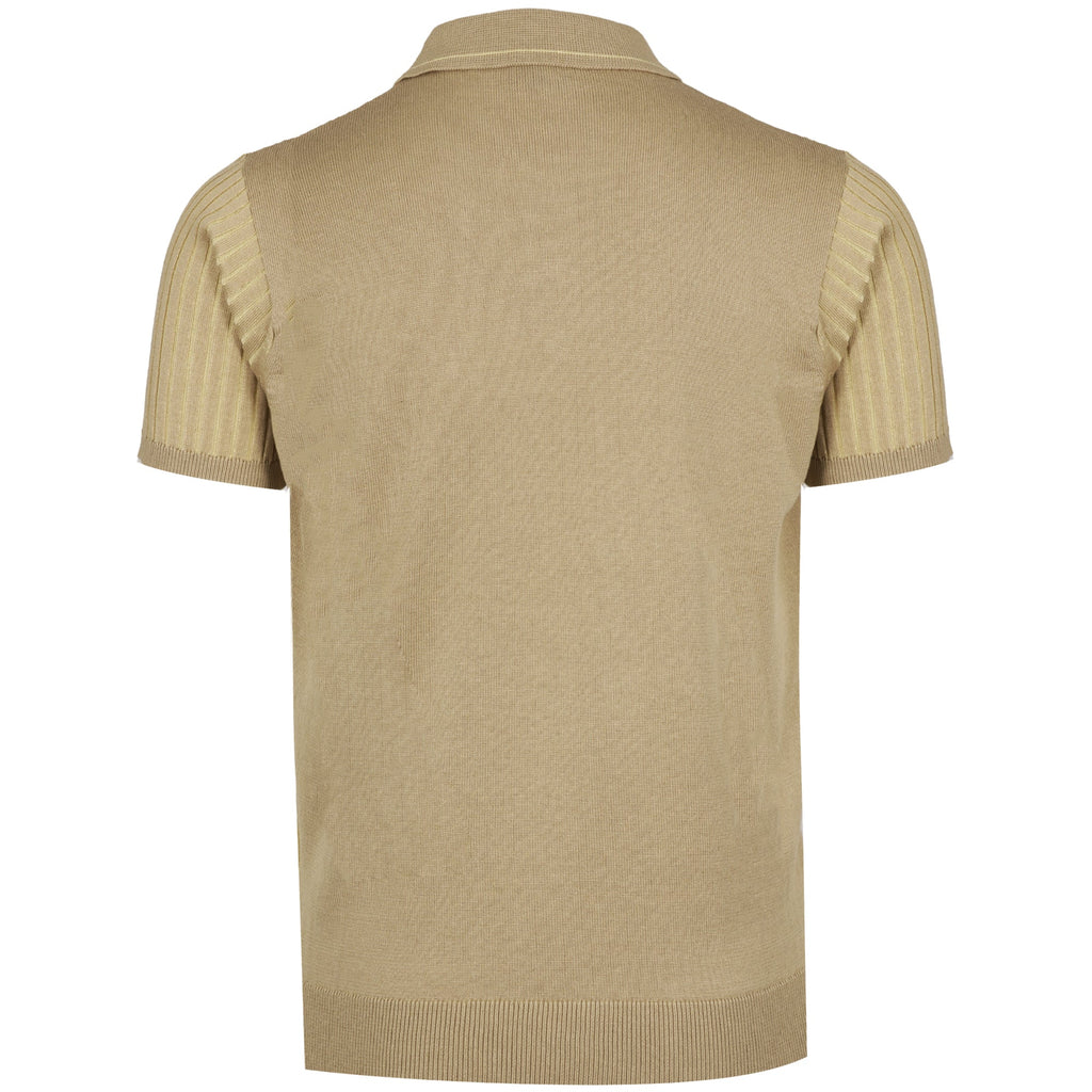 Gabicci Vintage Dimitri Polo Shirt - Sandstone