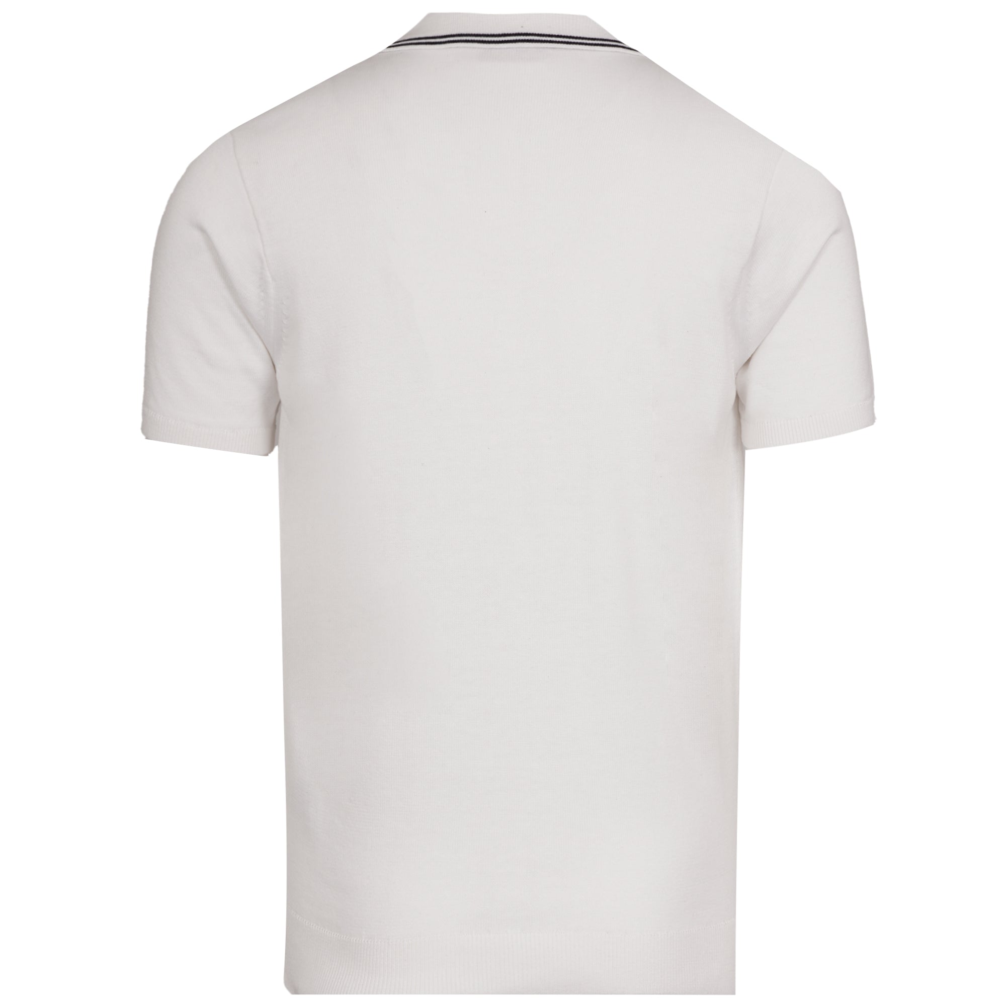 Geller Knit Polo - White