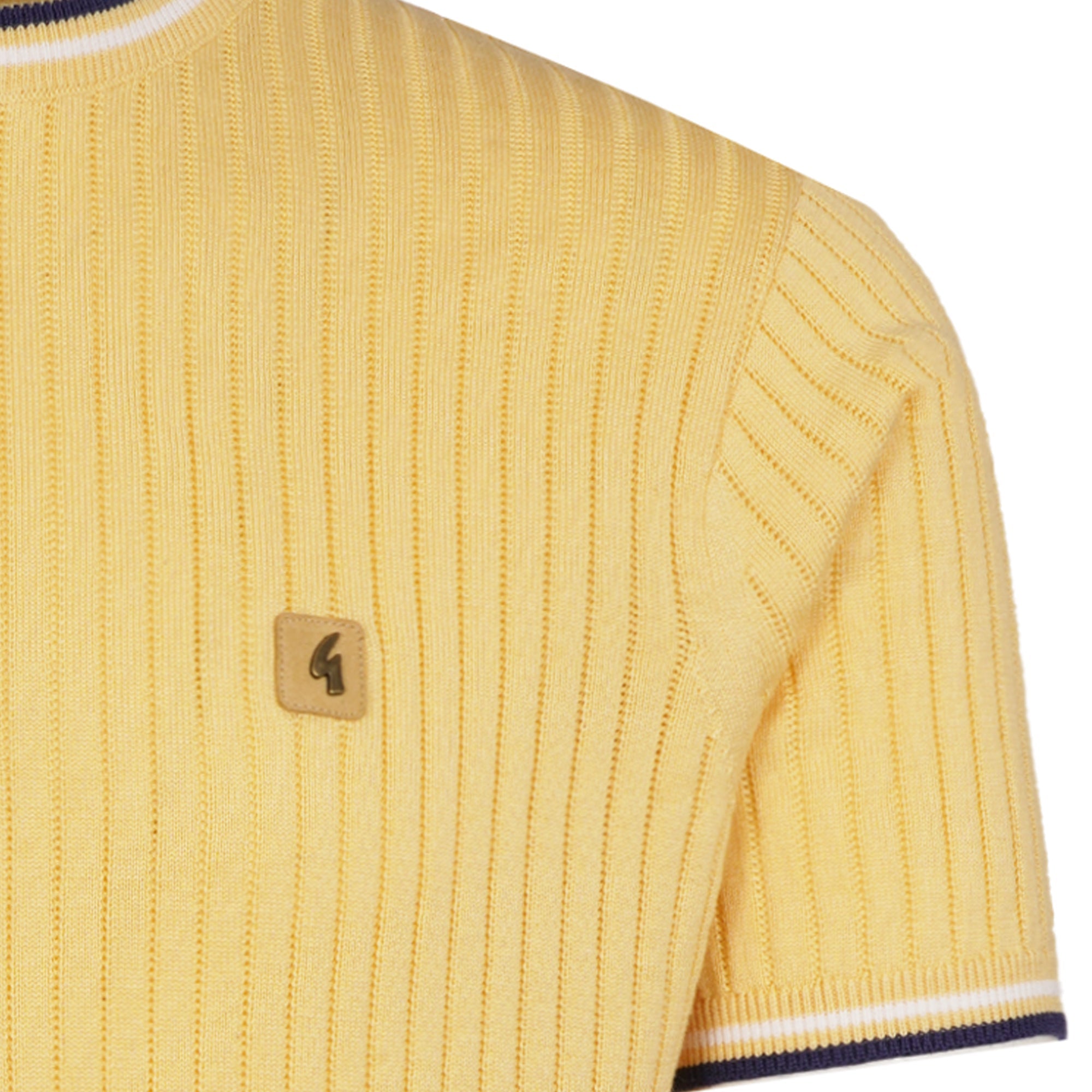 Santino Knit T-Shirt - Lemon