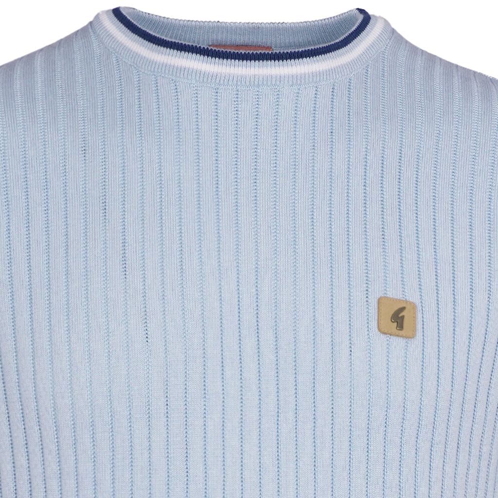 Gabicci Vintage Santino Knit T-Shirt - Surf