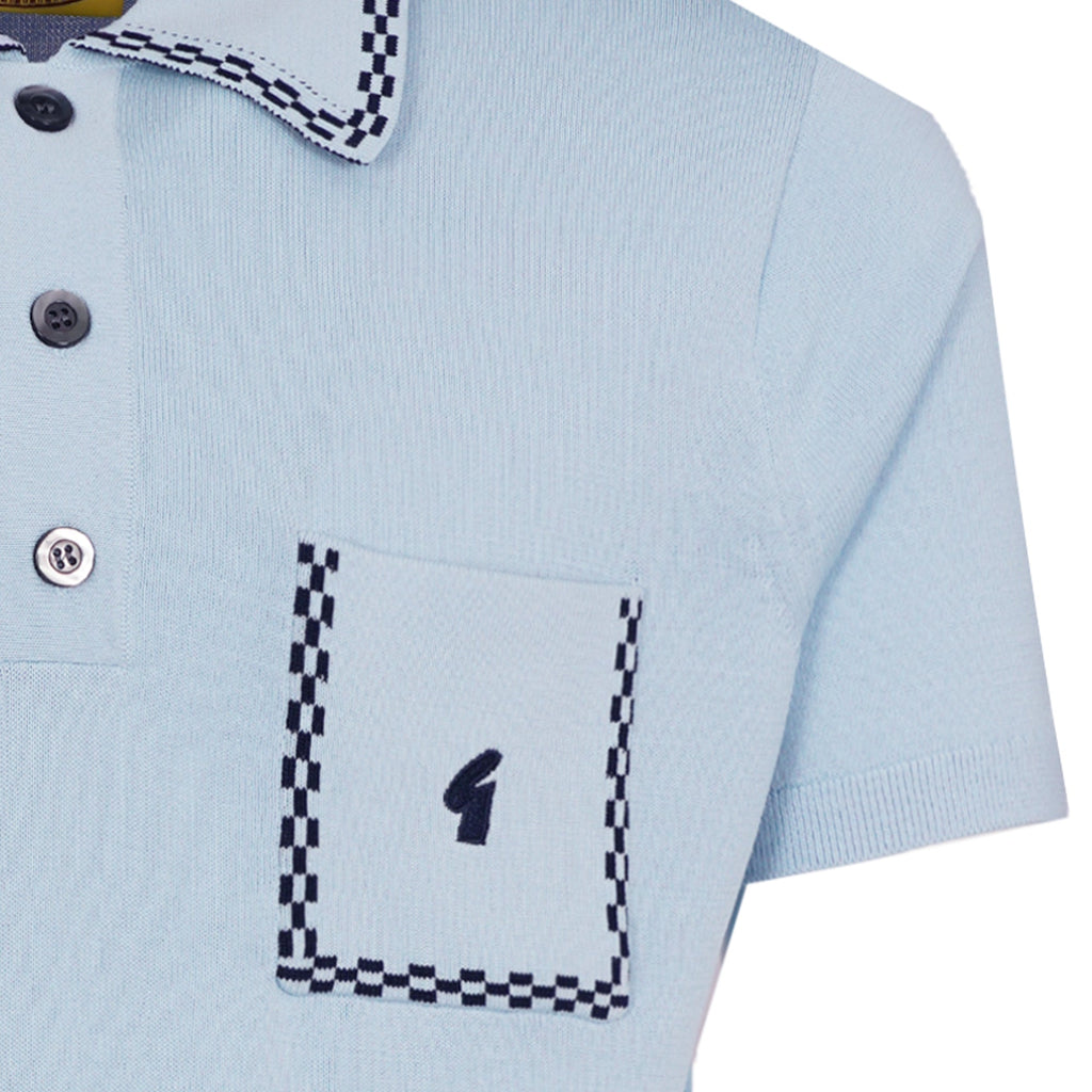 Gabicci Vintage Alexander Polo Shirt - Surf