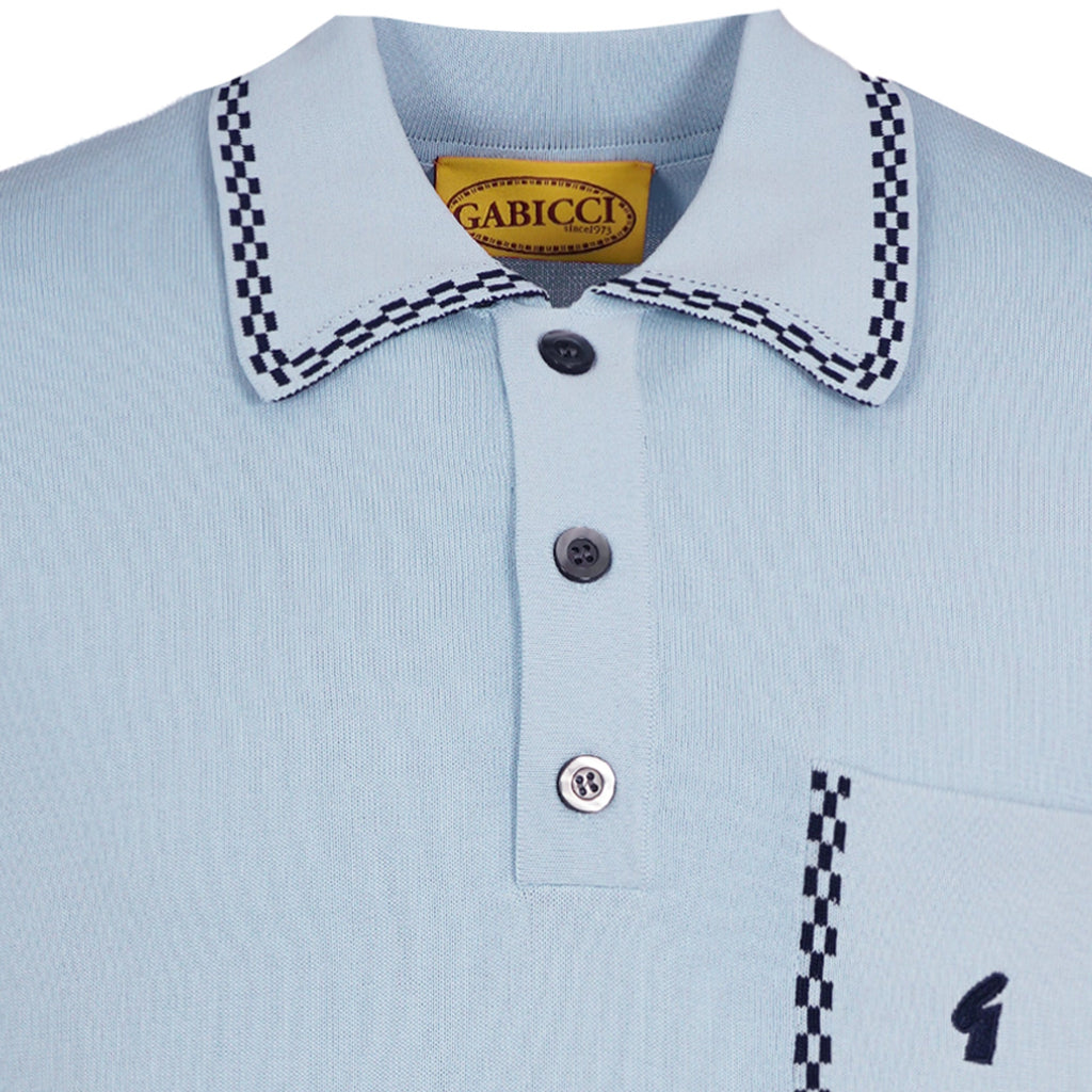 Gabicci Vintage Alexander Polo Shirt - Surf