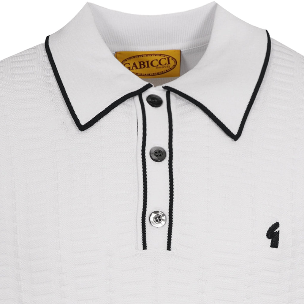 Gabicci Vintage Ronnie Polo - White