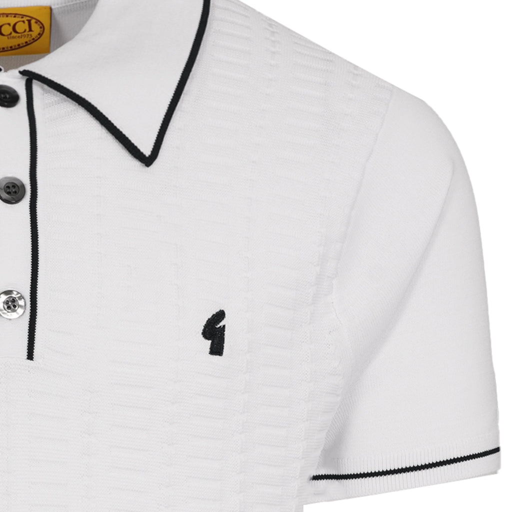 Gabicci Vintage Ronnie Polo - White