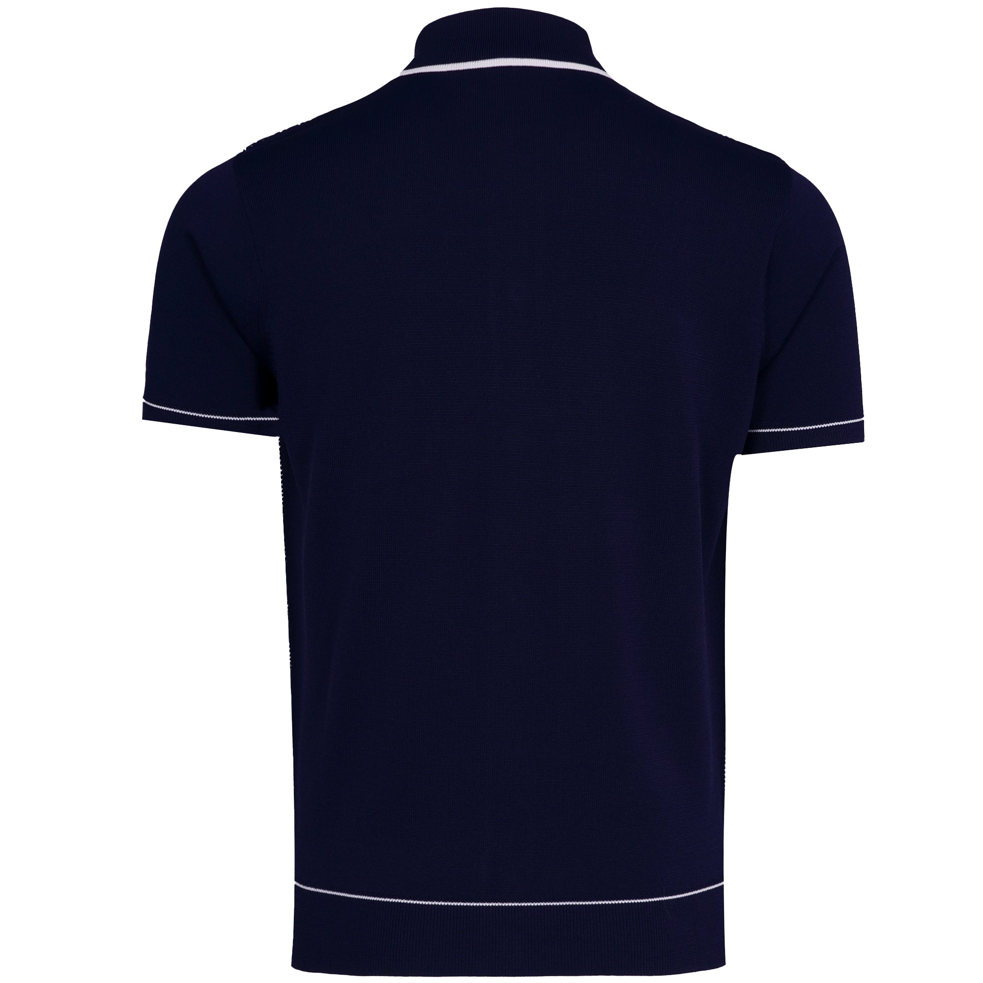 Di Lello Knit Polo- Navy