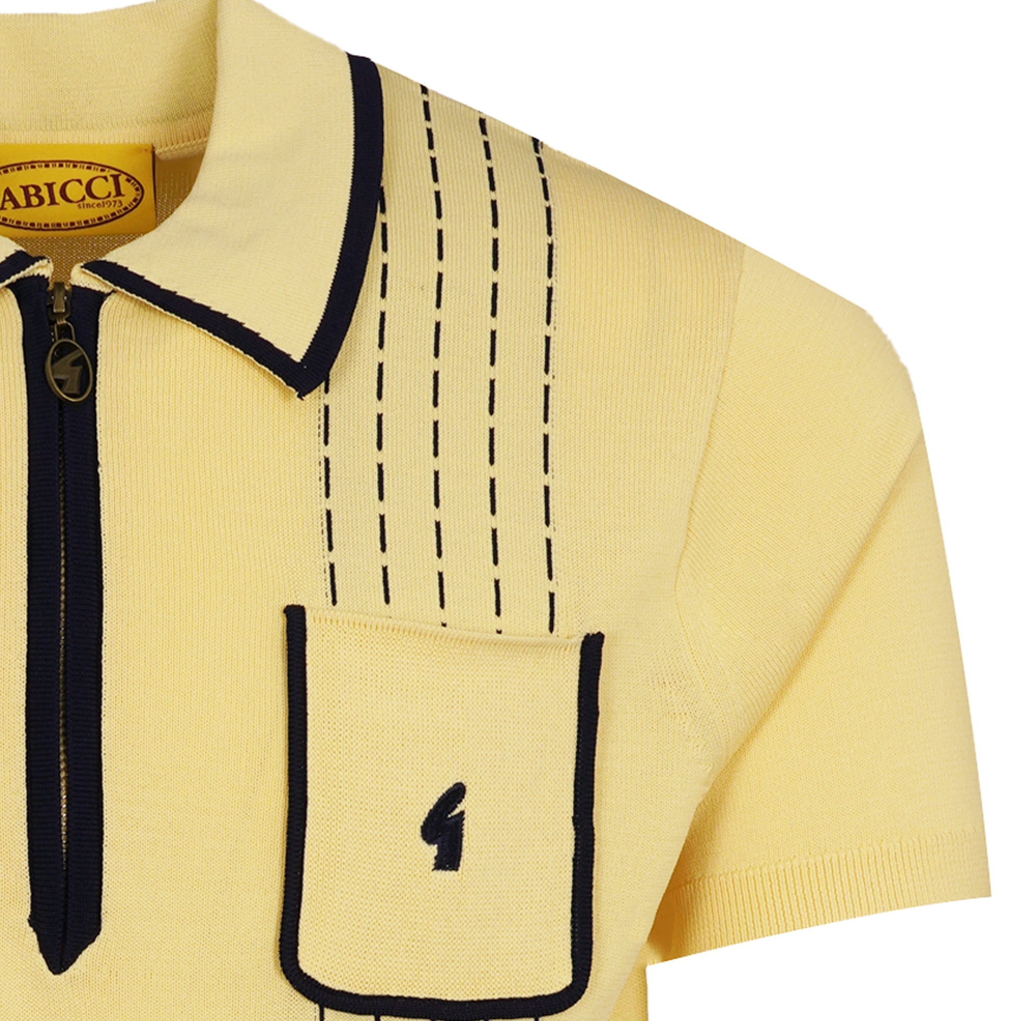 Darron Knit Polo - Lemon