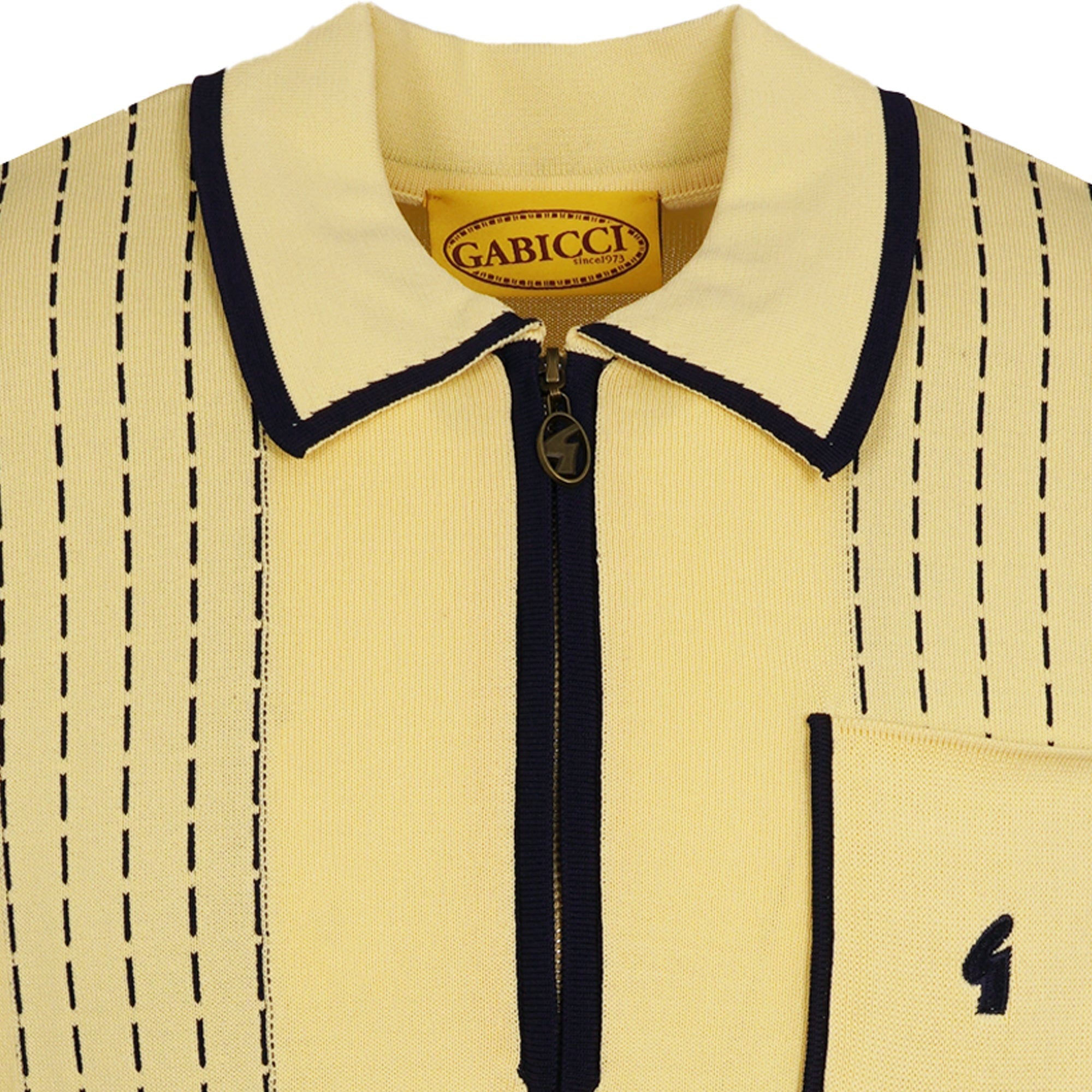 Darron Knit Polo - Lemon