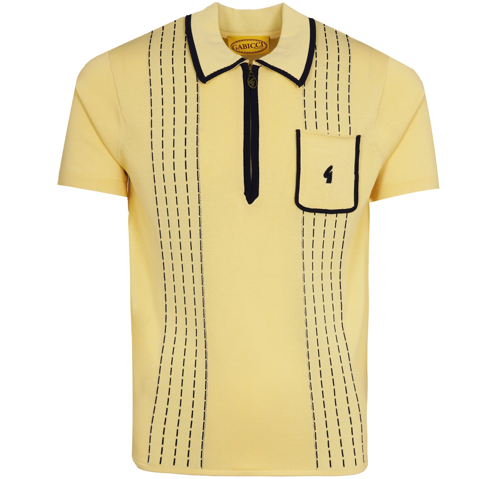 Darron Knit Polo - Lemon