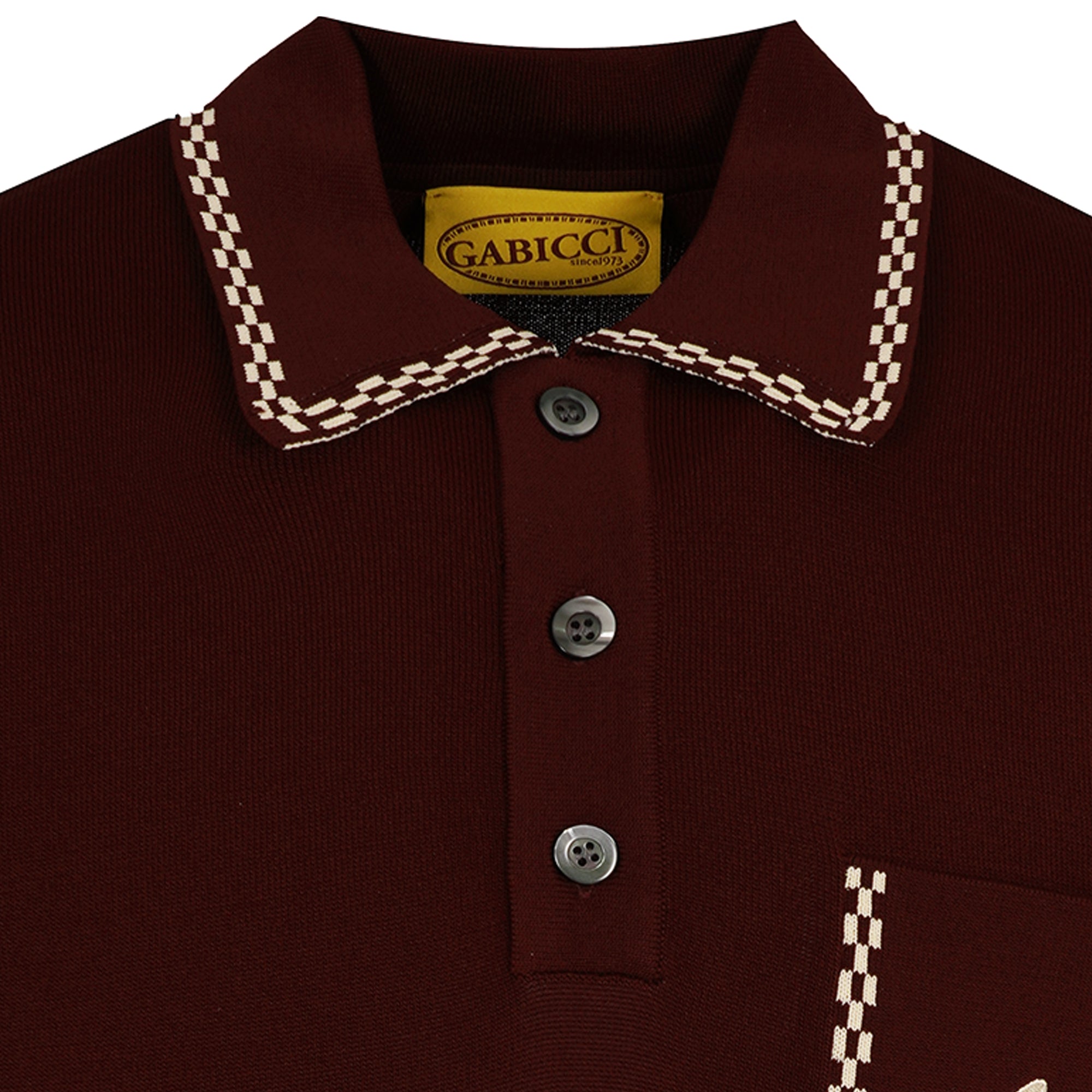 x Stuarts Routledge Polo - Burgundy