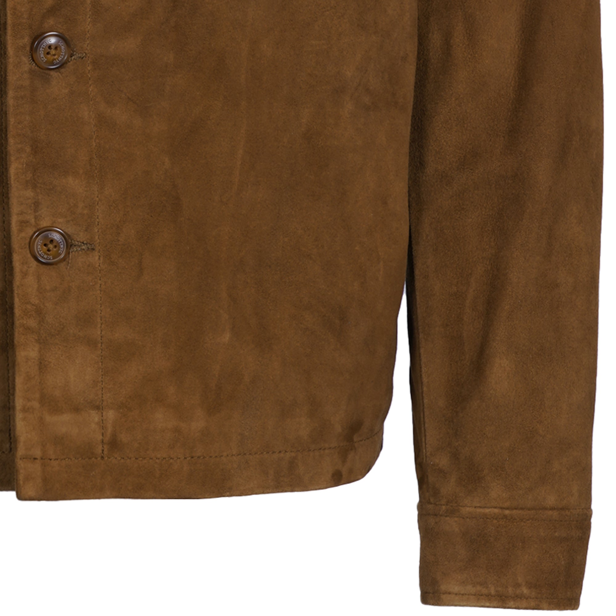 Schott NYC Suede Jacket - Rust