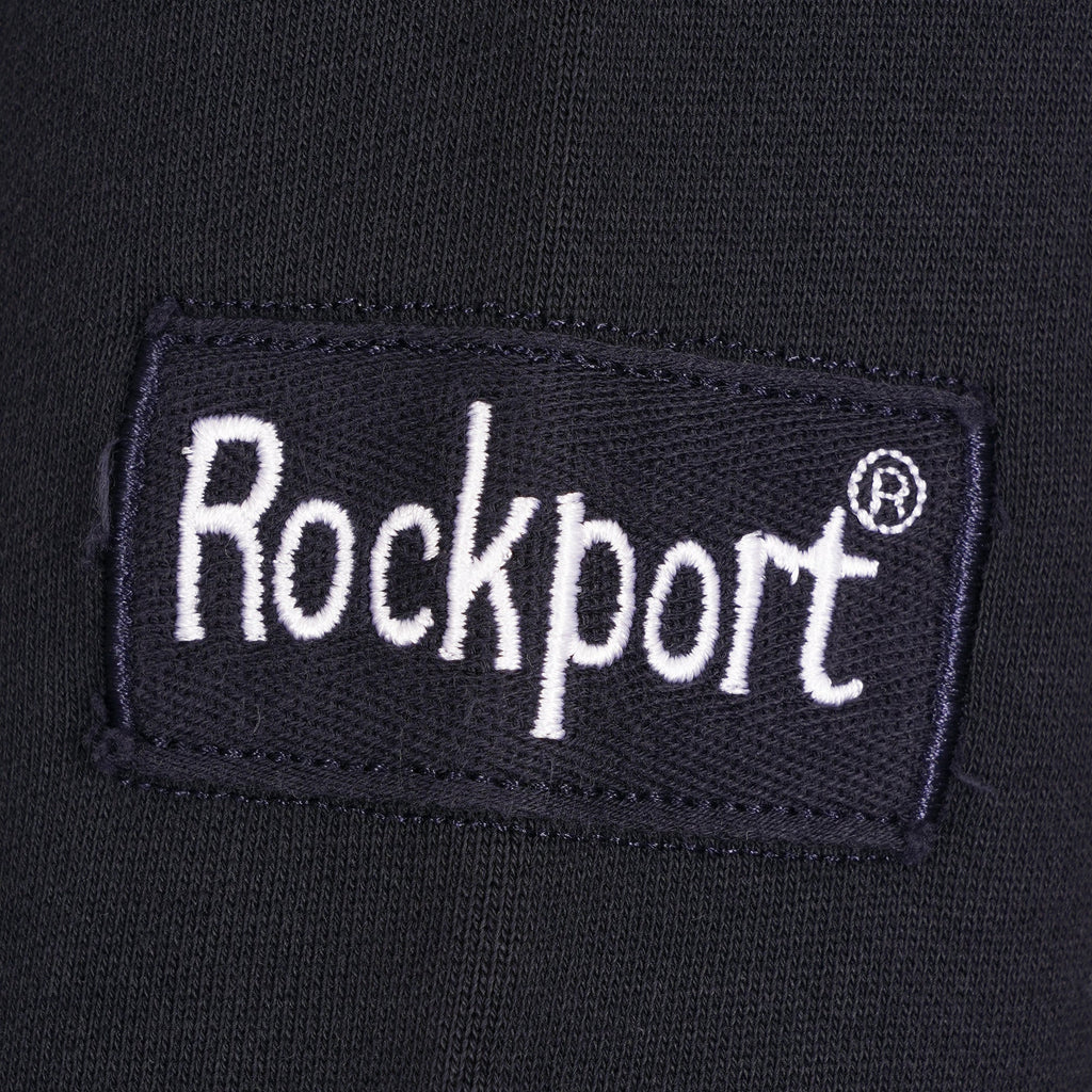 Rockport Archive Boston 1/4 Zip Front Logo Sweat - Navy