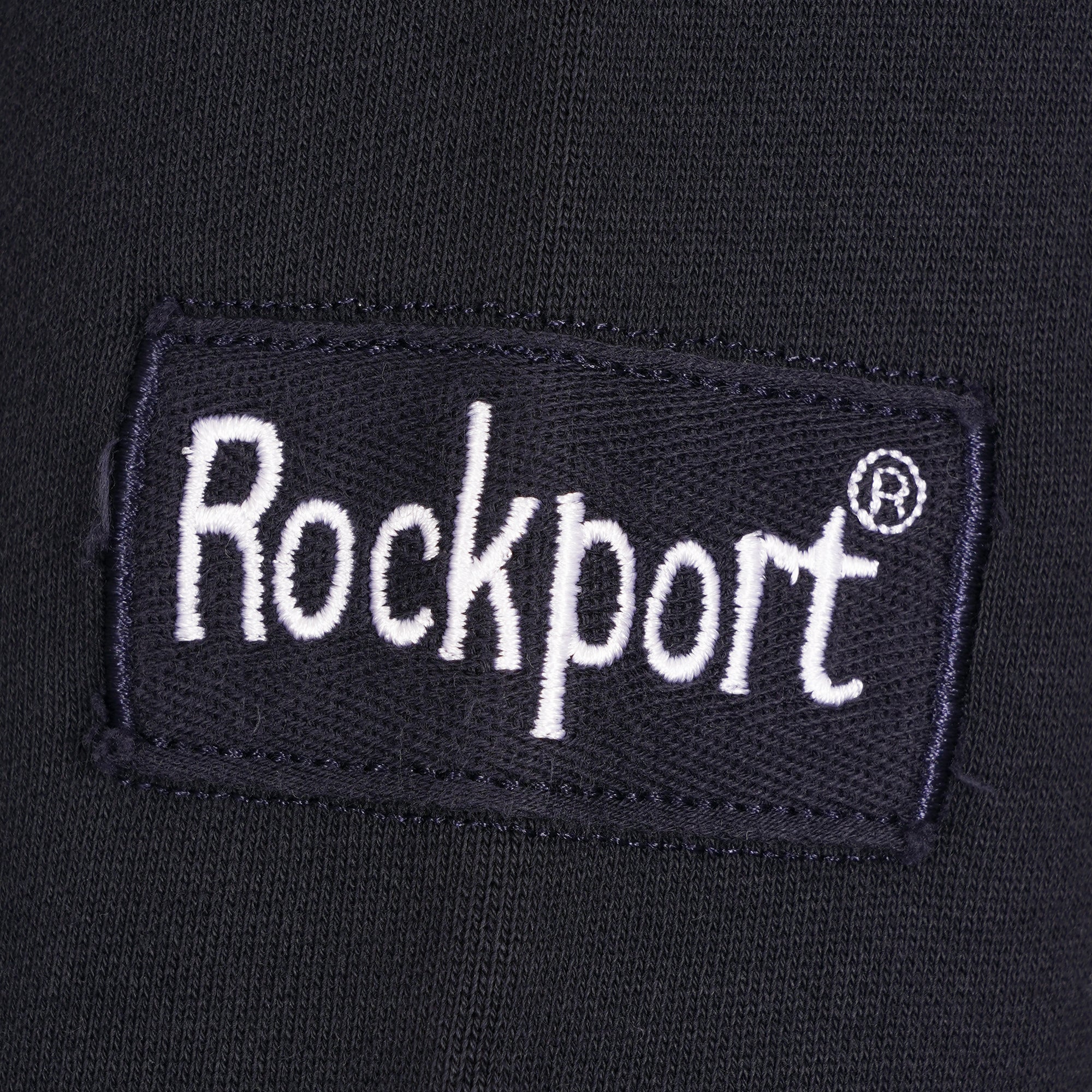 Rockport Archive Boston 1/4 Zip Front Logo Sweat - Navy