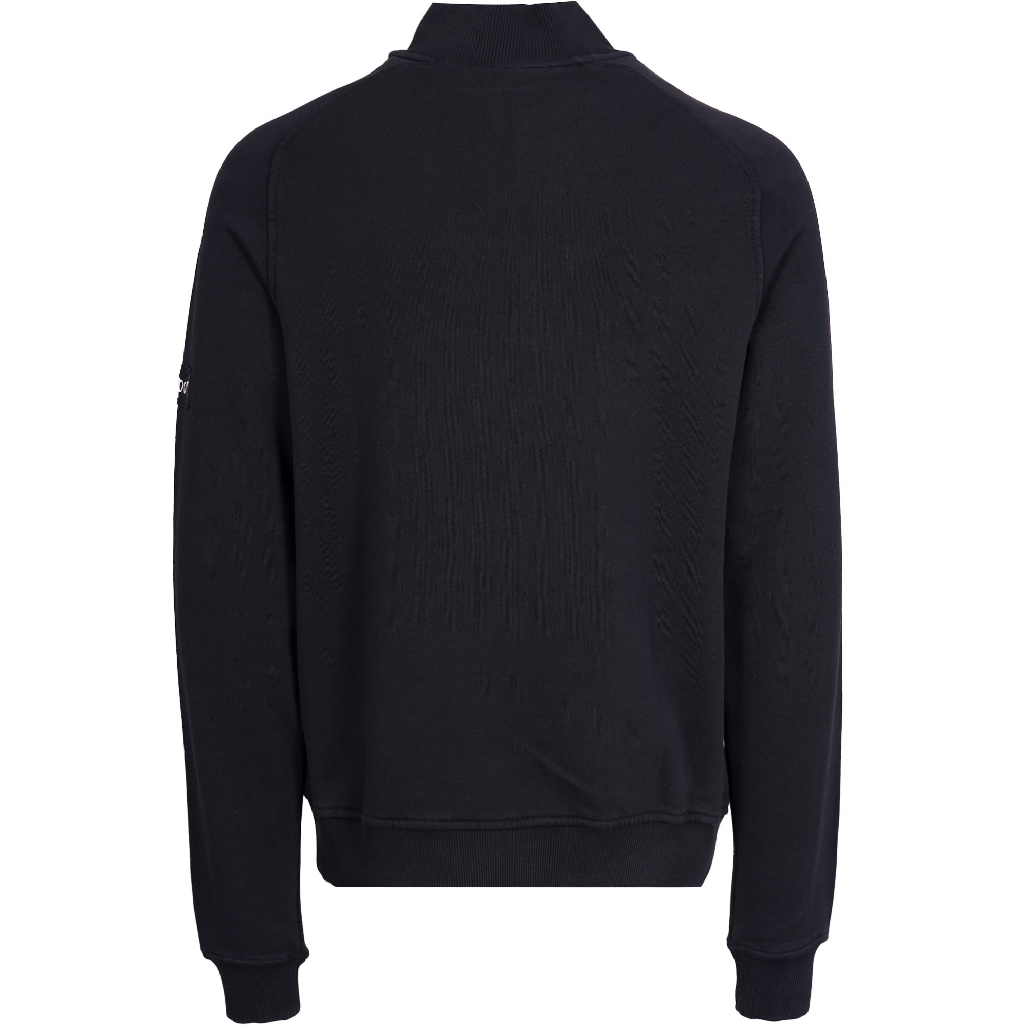Rockport Archive Boston 1/4 Zip Front Logo Sweat - Navy