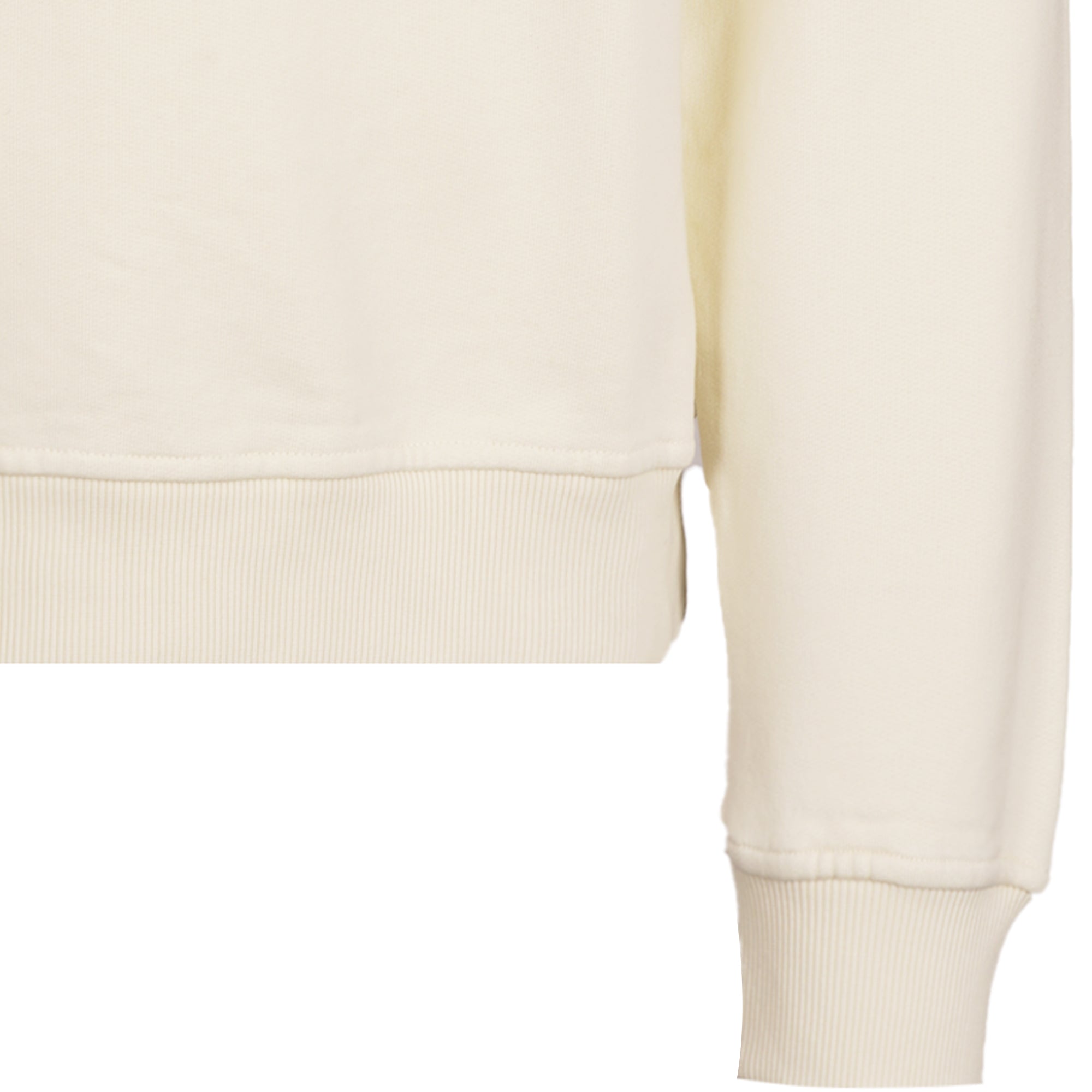 Rockport Archive Boston 1/4 Zip Front Logo Sweat - Ecru