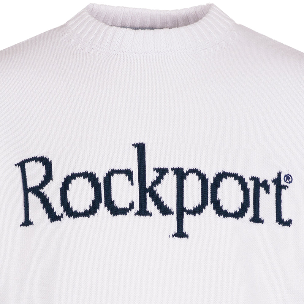 Rockport Archive Knitwear Crew Sweater - White