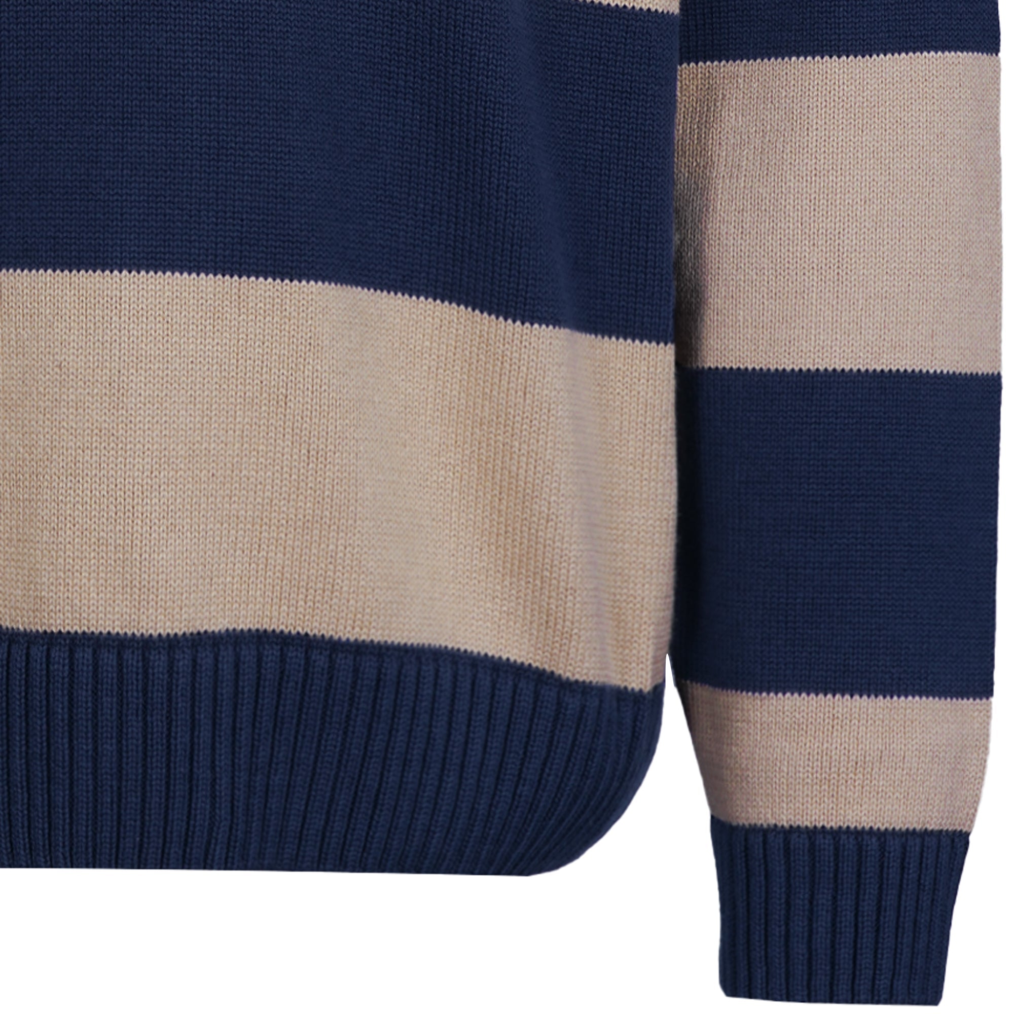 Knitwear Collar Polo - Stone