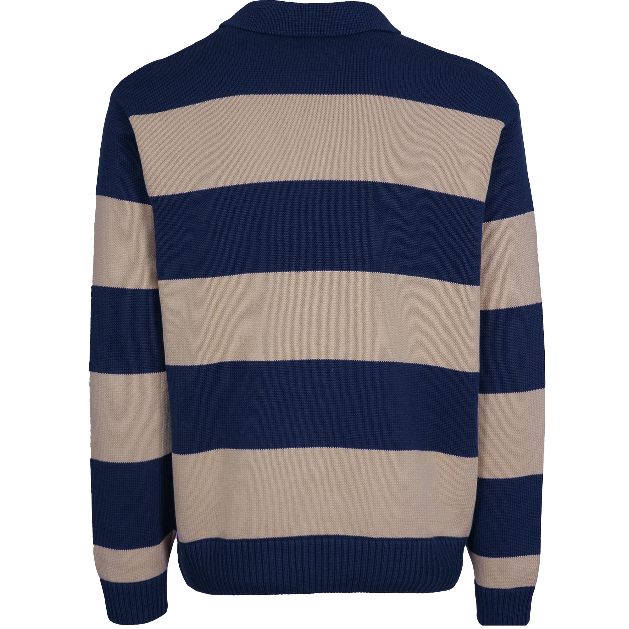 Knitwear Collar Polo - Stone
