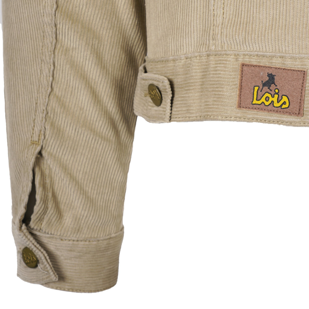 Lois Jeans The Torero Boy Vintage Corduroy Trucker - Cornstalk