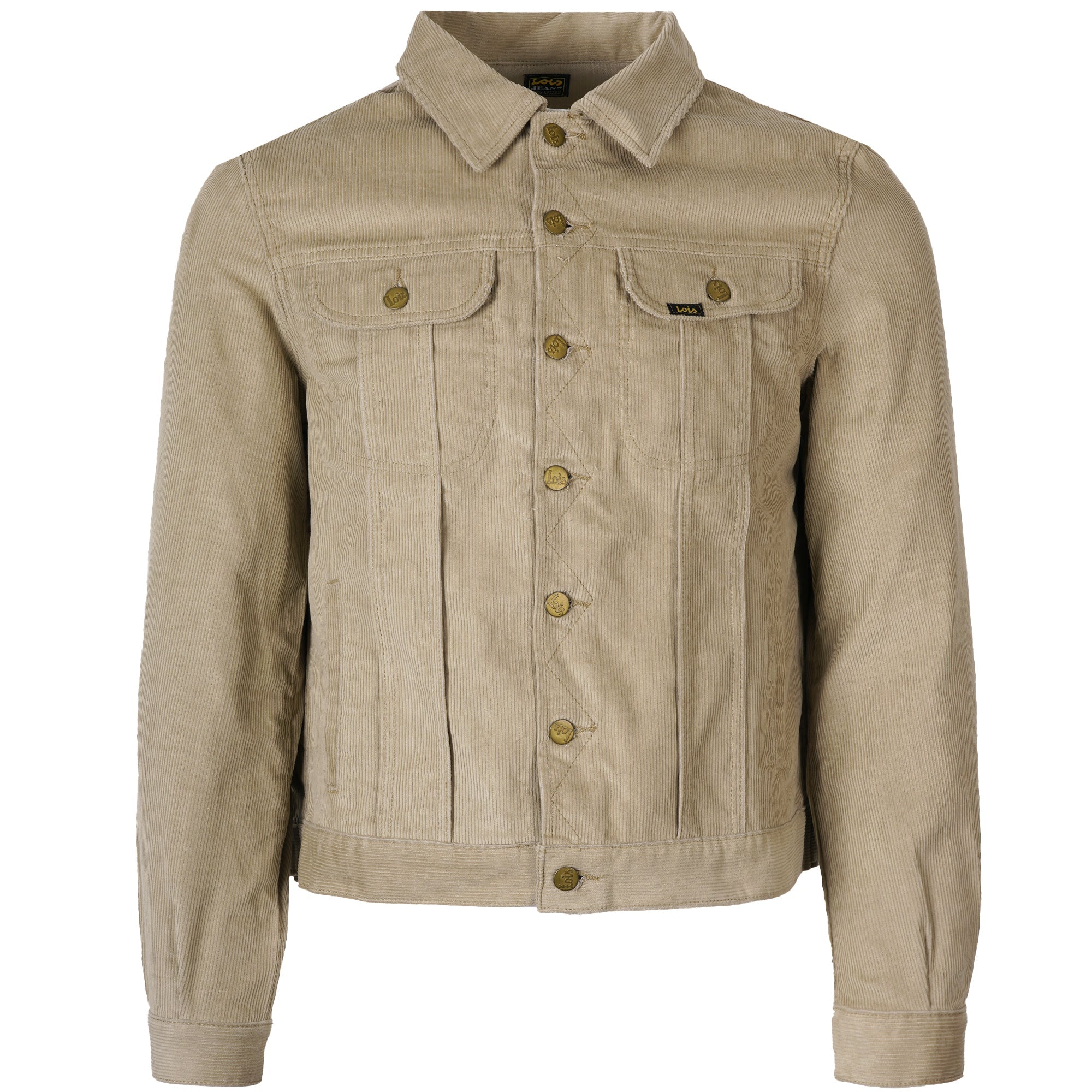 Lois Jeans The Torero Boy Vintage Corduroy Trucker - Cornstalk