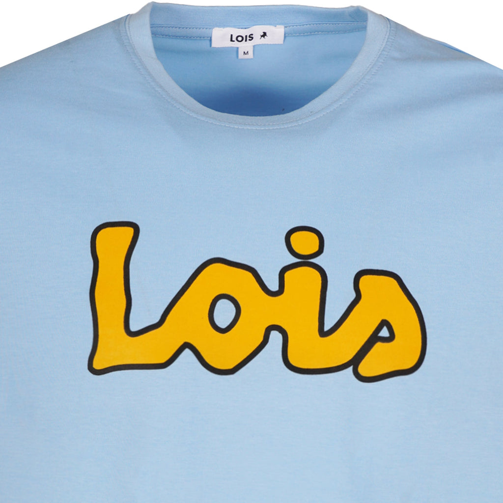 Lois Jeans Ford T-Shirt - Light Blue
