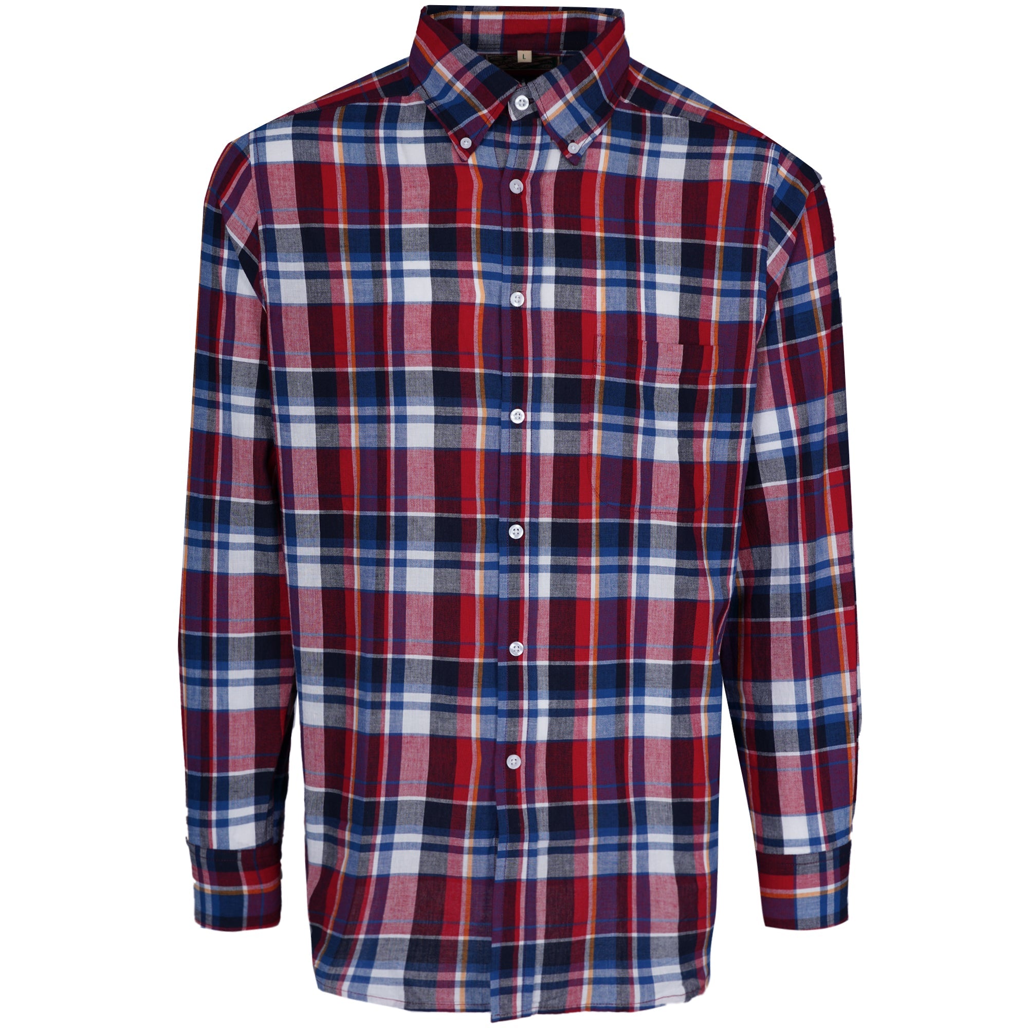 Madras Classics Long Sleeved Shirt - Multi Check