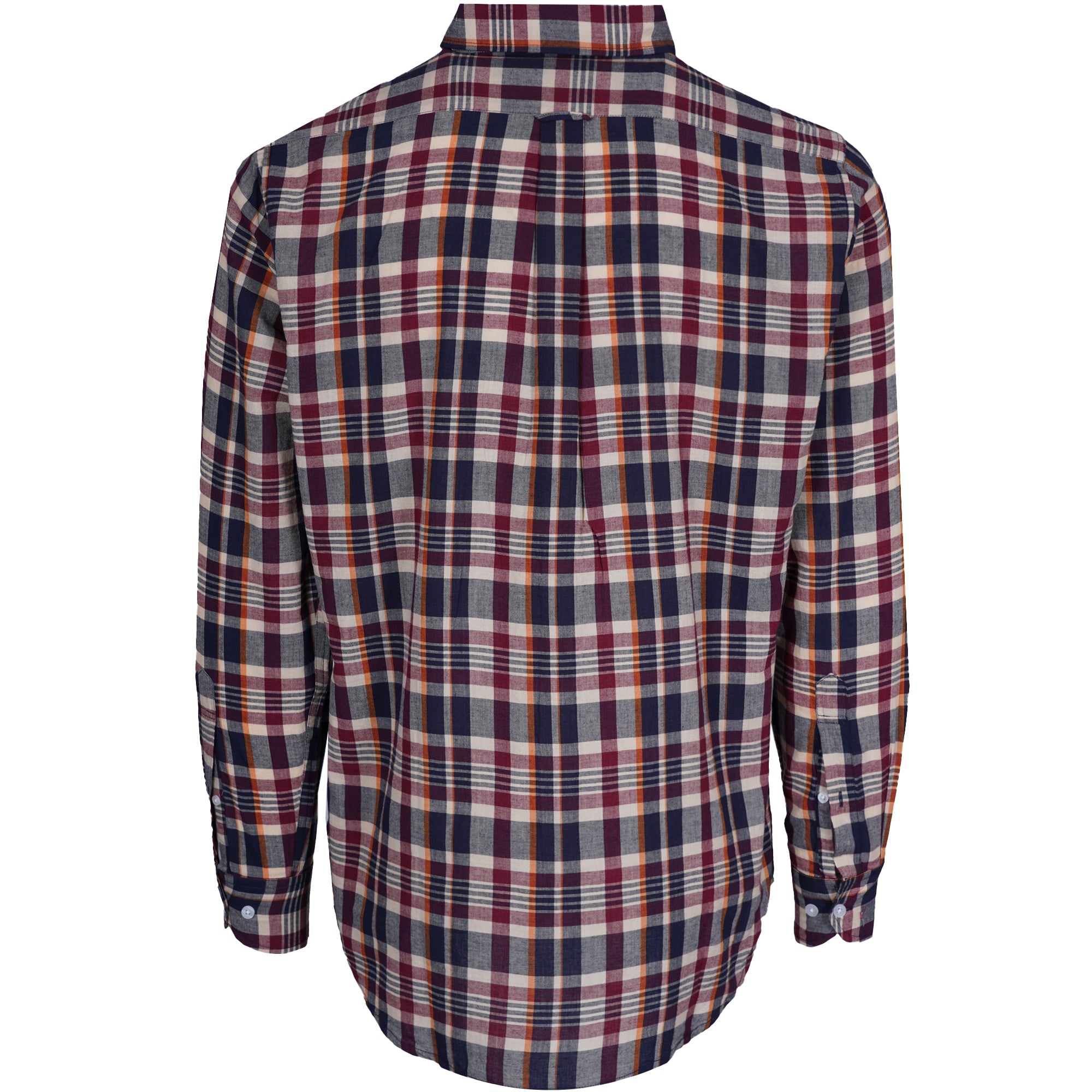 Madras Classics Long Sleeved Shirt - Blue Check