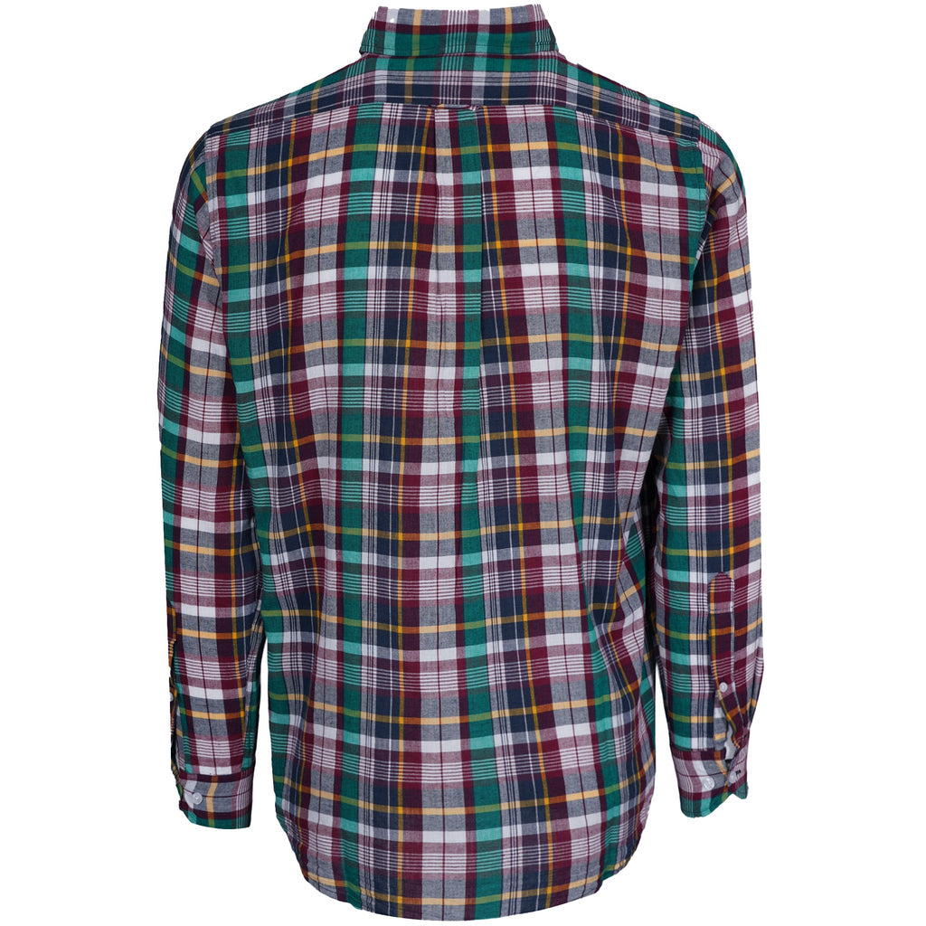Madras Classics Long Sleeved Shirt - Green Check