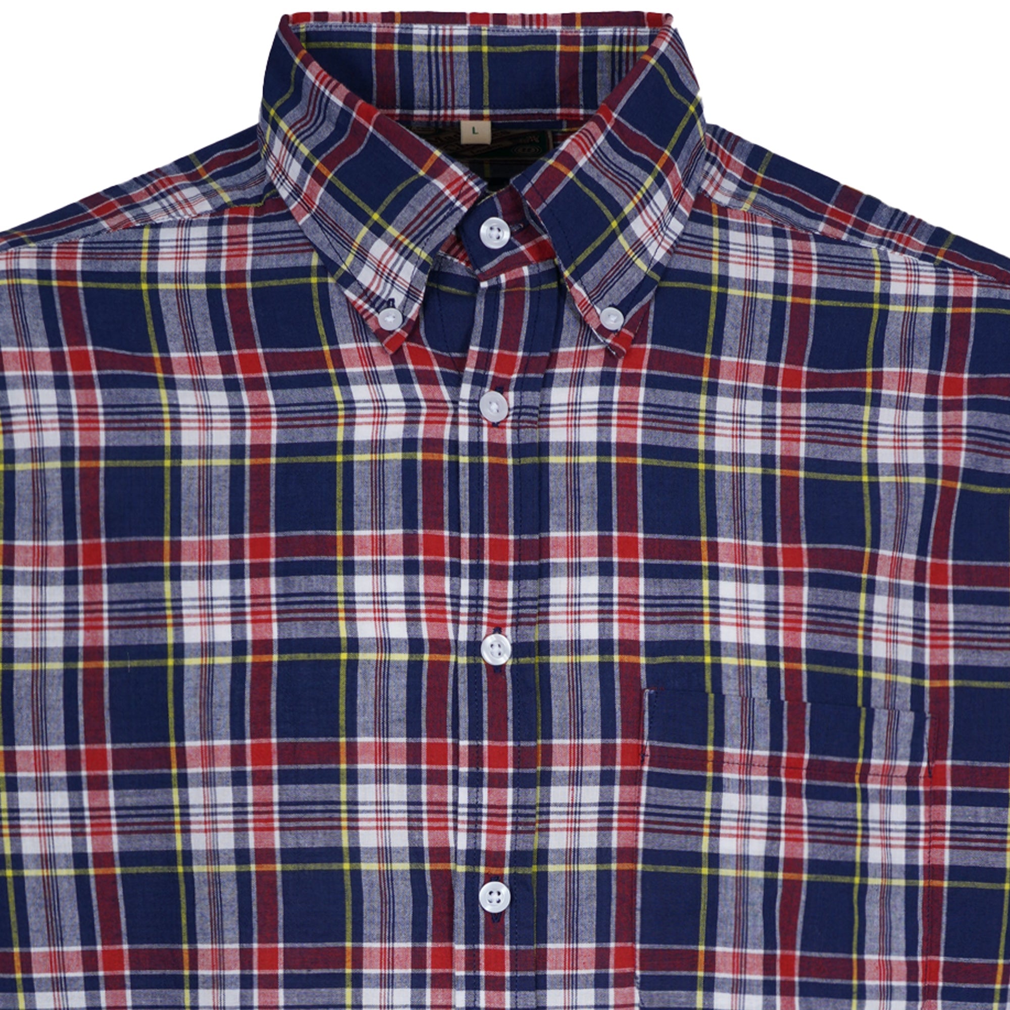 Madras Classics Long Sleeved Shirt - Red Check