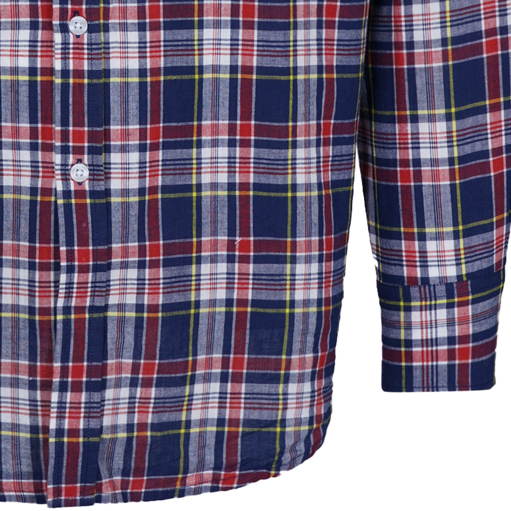 Madras Classics Long Sleeved Shirt - Red Check