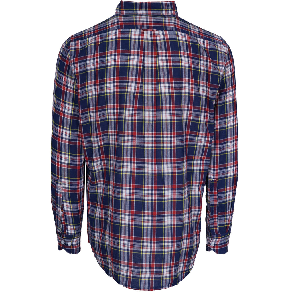 Madras Classics Long Sleeved Shirt - Red Check