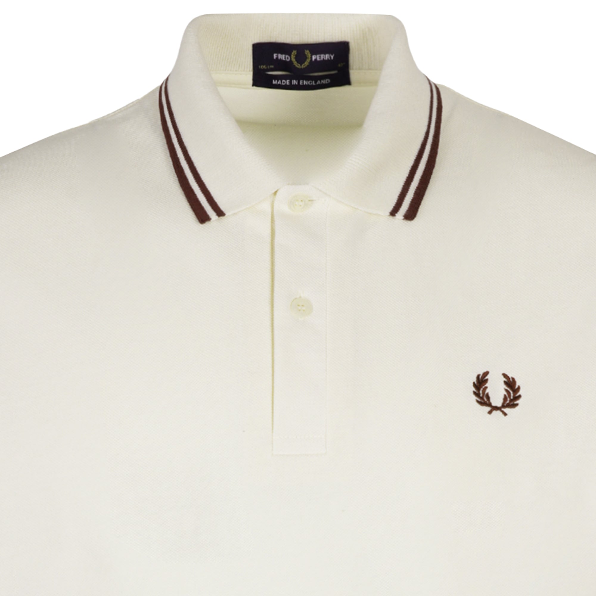 Stuarts x Fred Perry M12 Twin Tipped Polo - Buttercream