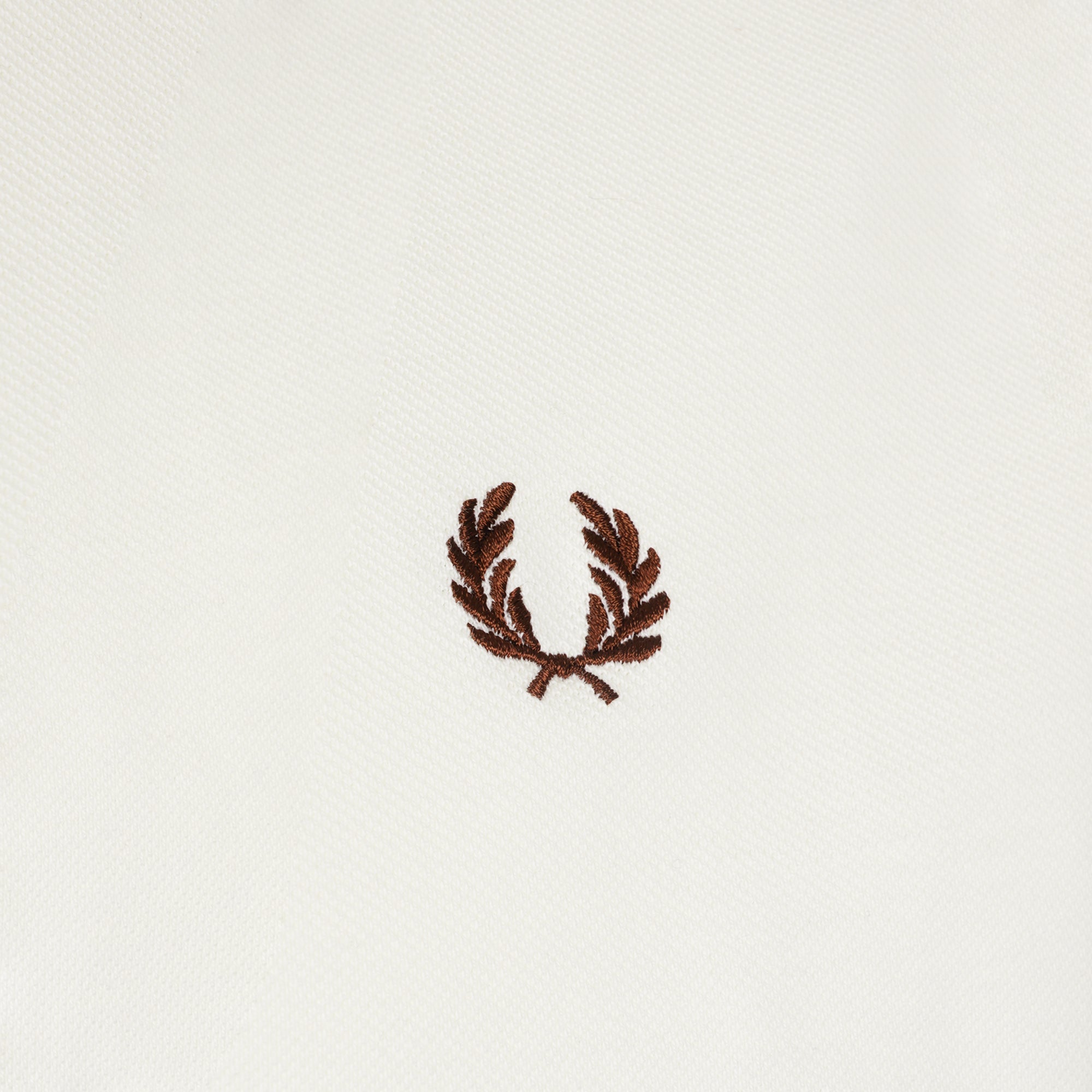 Stuarts x Fred Perry M12 Twin Tipped Polo - Buttercream/Merlot