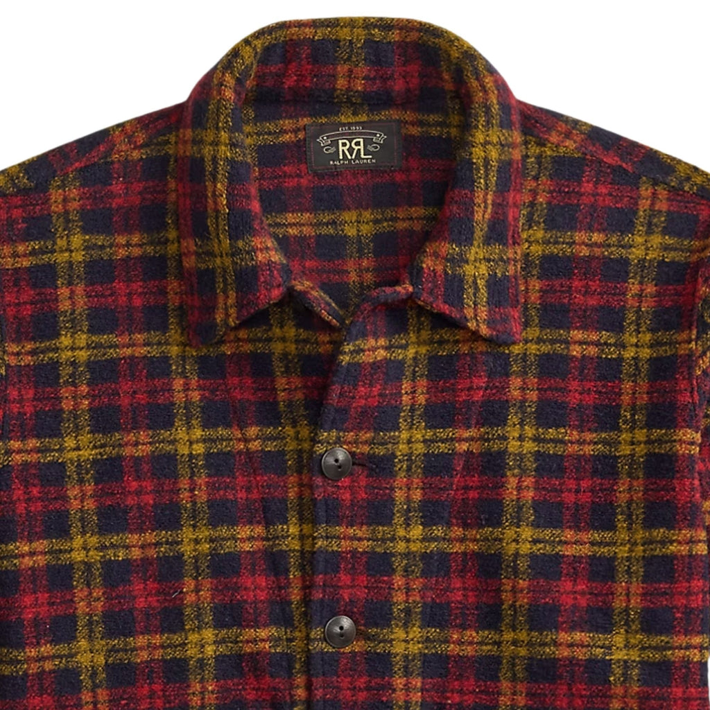 RRL by Ralph Lauren Wool-Blend Flight Jacket - Red/Multi