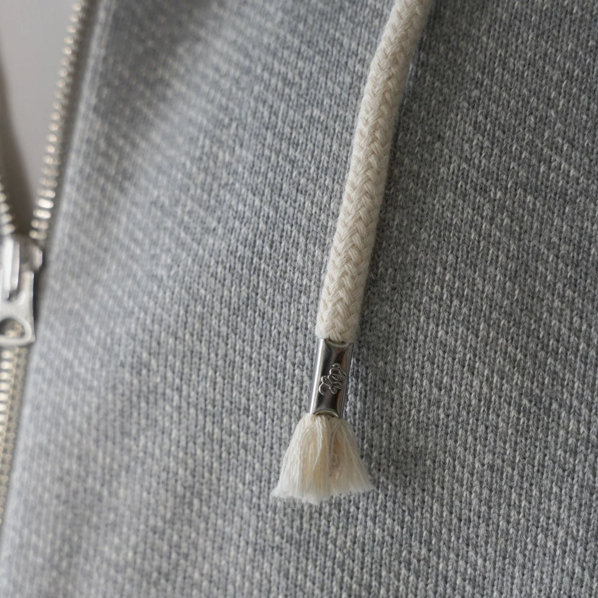 Wonder Looper Double Heavyweight French Terry Zip Hoodie - Heather Grey