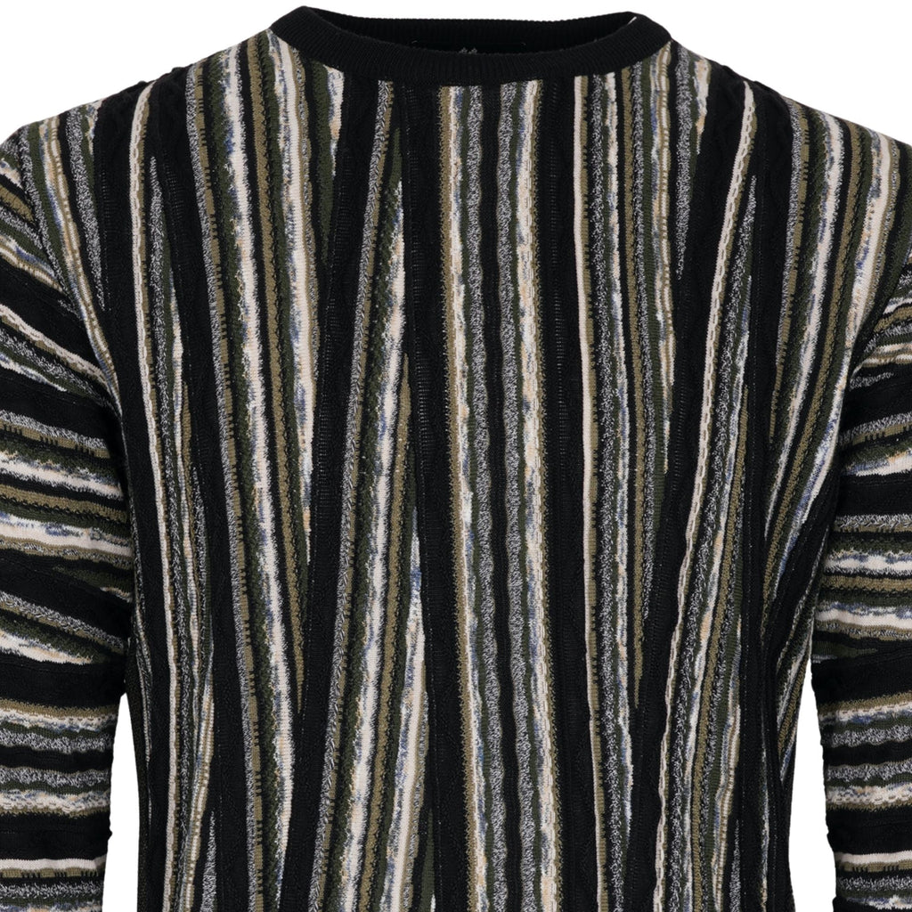 Montechiaro Tridimensional Pullover Sweater - Khaki