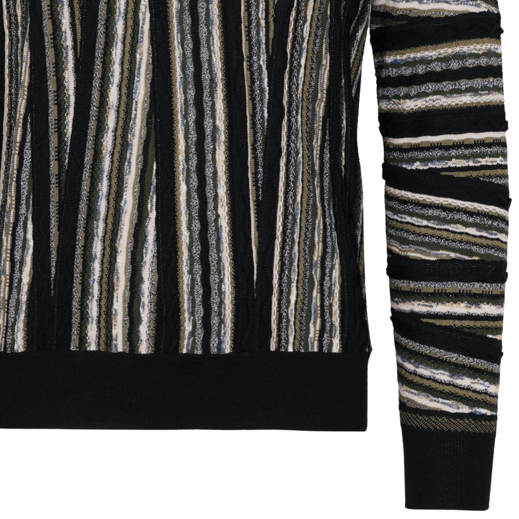 Montechiaro Tridimensional Pullover Sweater - Khaki
