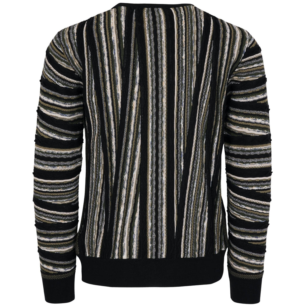 Montechiaro Tridimensional Pullover Sweater - Khaki