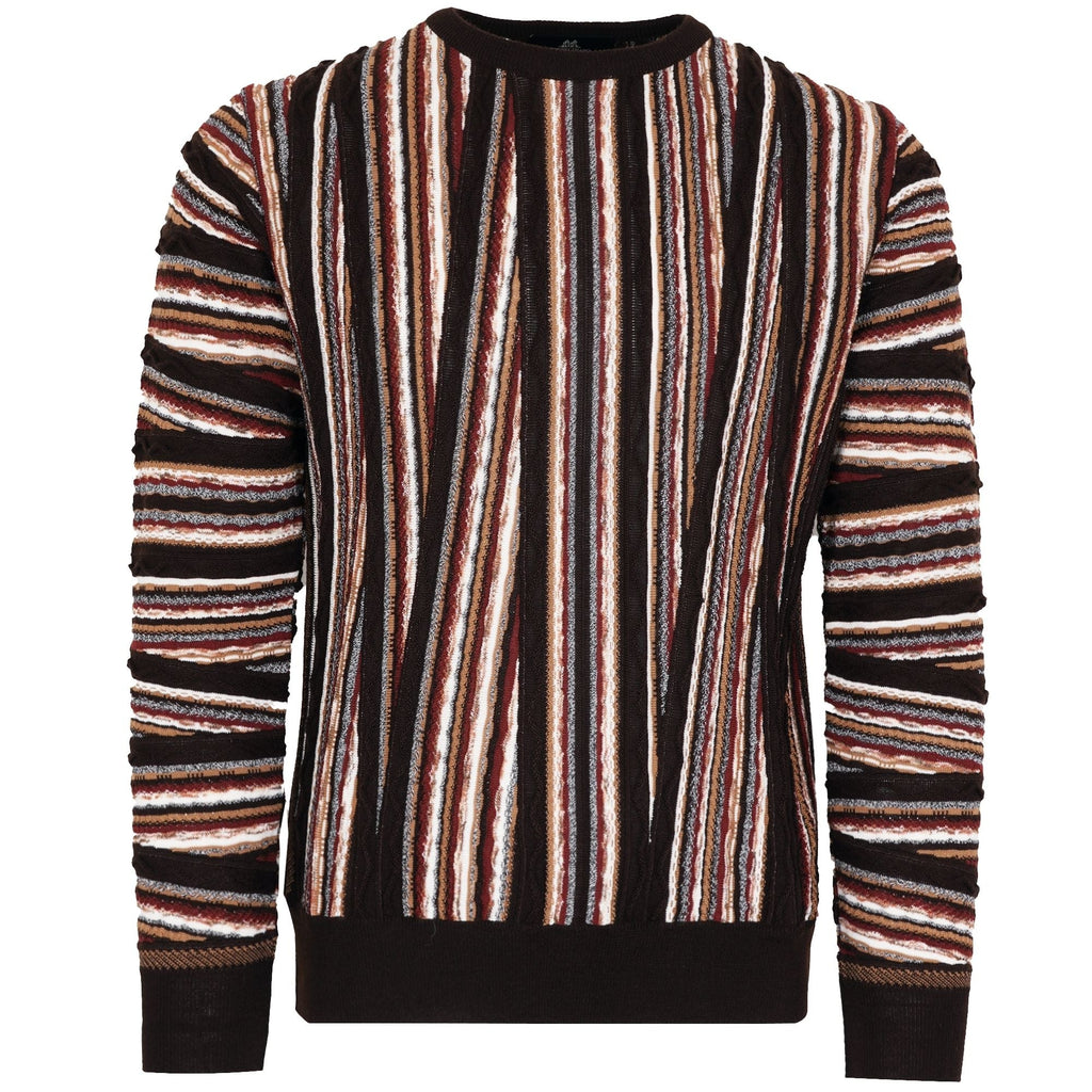 Montechiaro Tridimensional Pullover Sweater - Dark Rust
