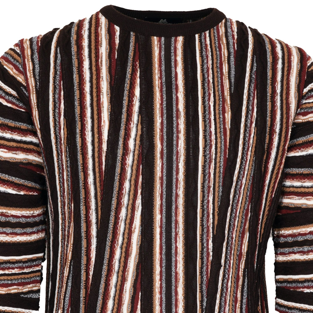 Montechiaro Tridimensional Pullover Sweater - Dark Rust