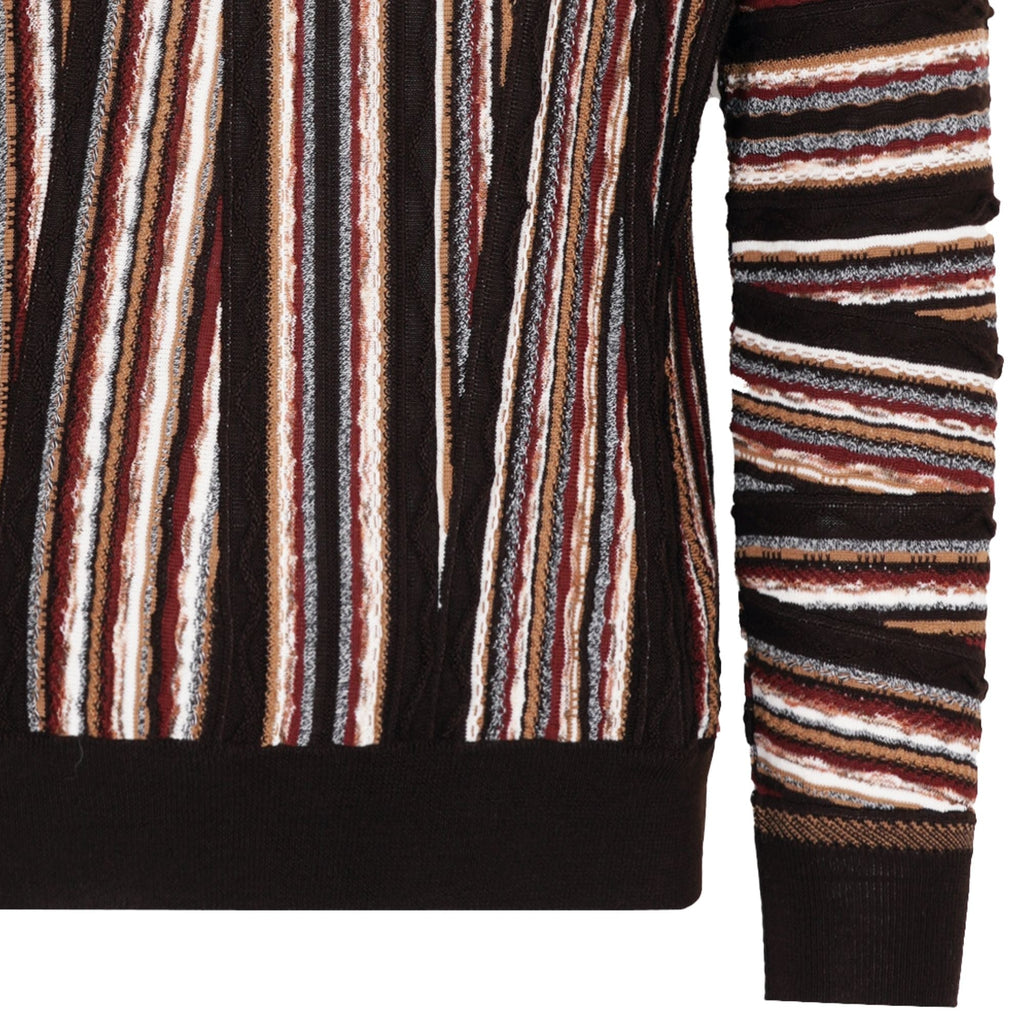 Montechiaro Tridimensional Pullover Sweater - Dark Rust
