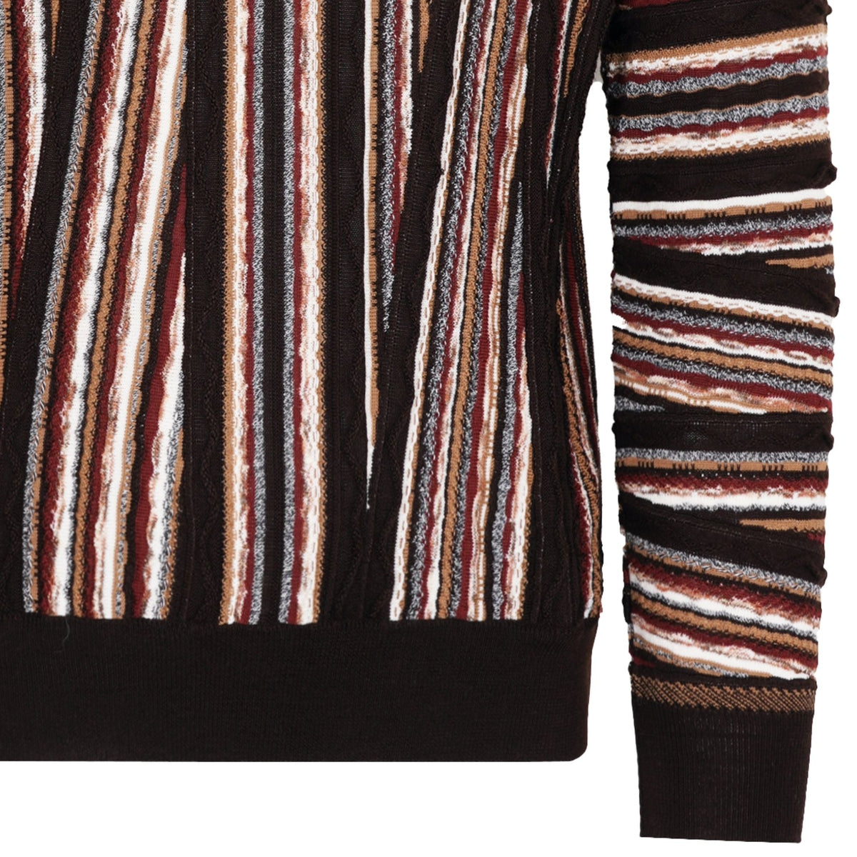 Montechiaro Tridimensional Pullover Sweater - Dark Rust