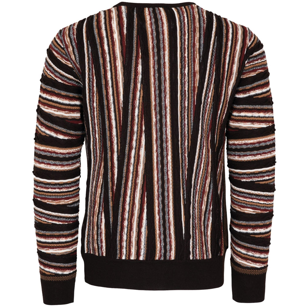 Montechiaro Tridimensional Pullover Sweater - Dark Rust