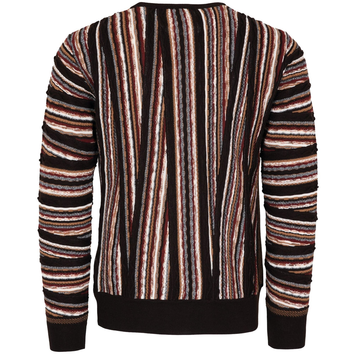 Montechiaro Tridimensional Pullover Sweater - Dark Rust