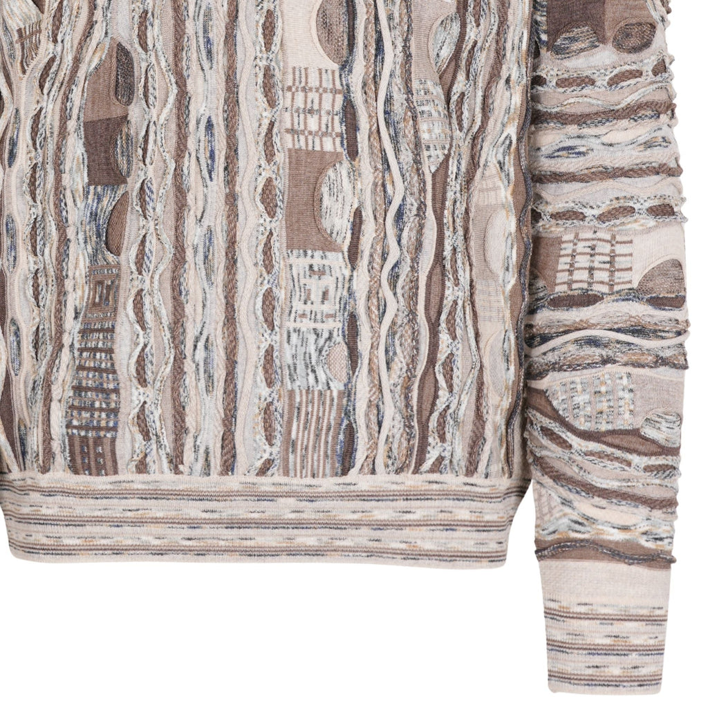 Montechiaro Tridimensional Pullover Sweater - Natural
