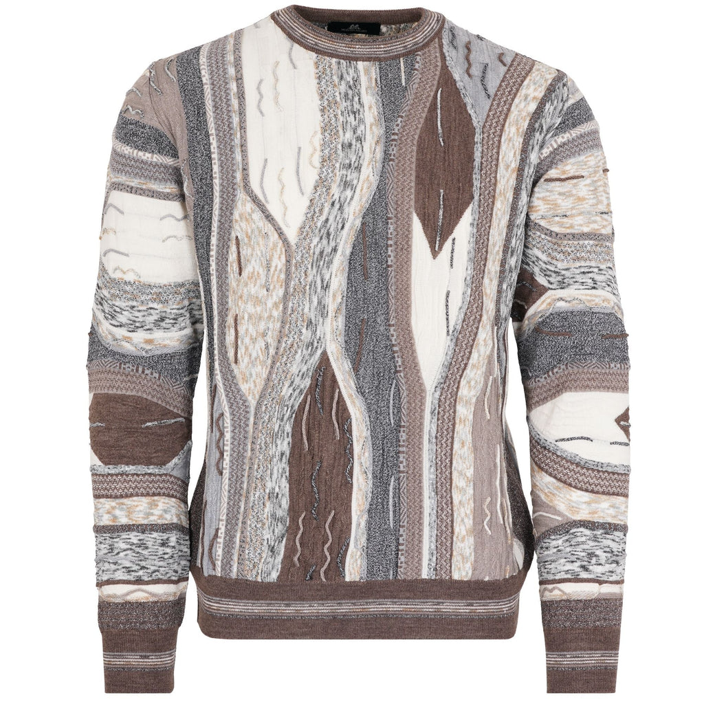 Montechiaro Tridimensional Pullover Sweater - Sand