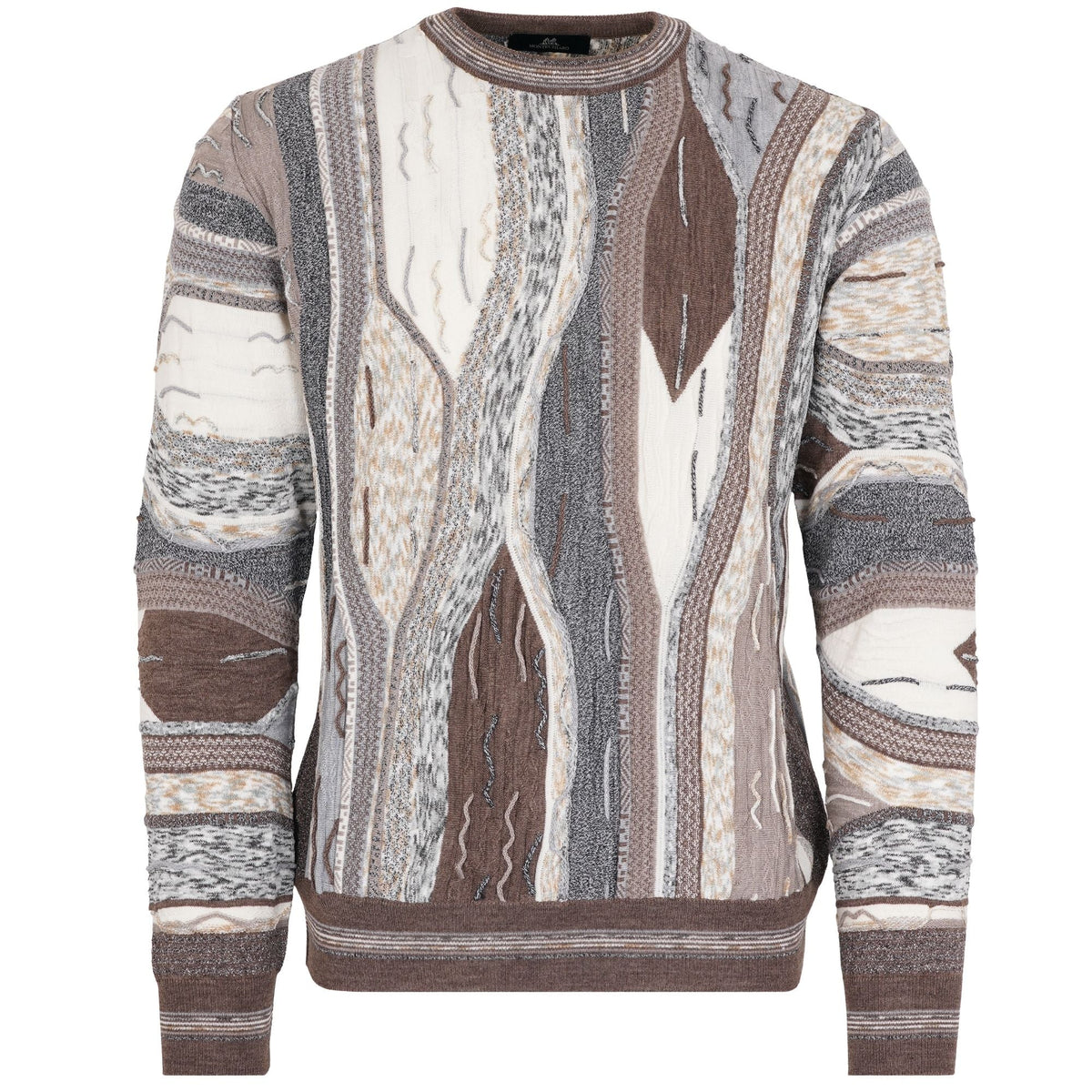 Montechiaro Tridimensional Pullover Sweater - Sand
