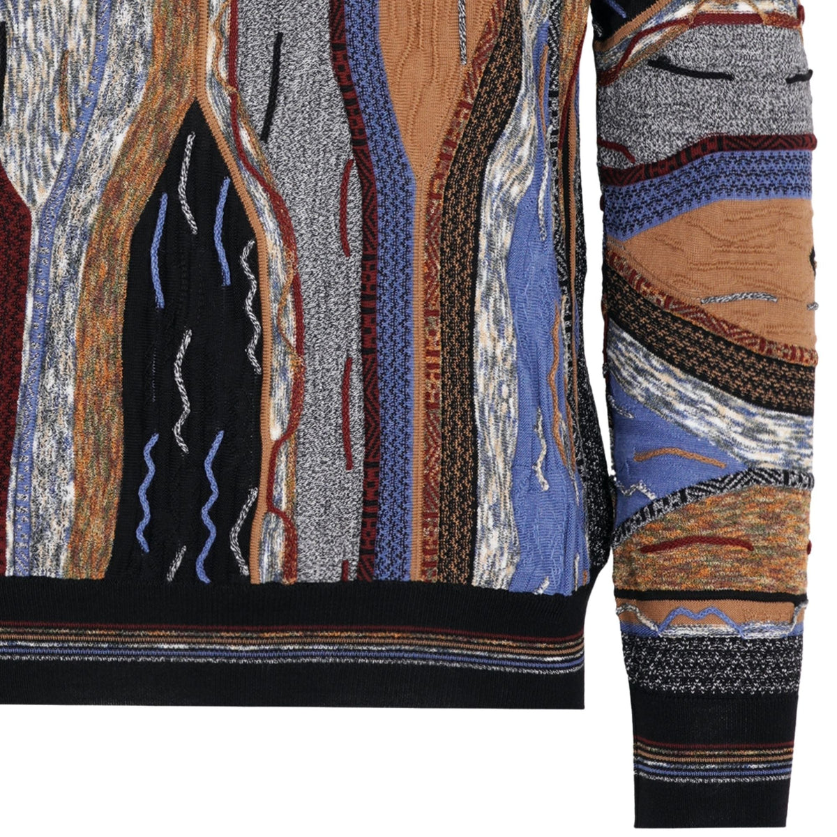 Montechiaro Tridimensional Pullover Sweater - Multi