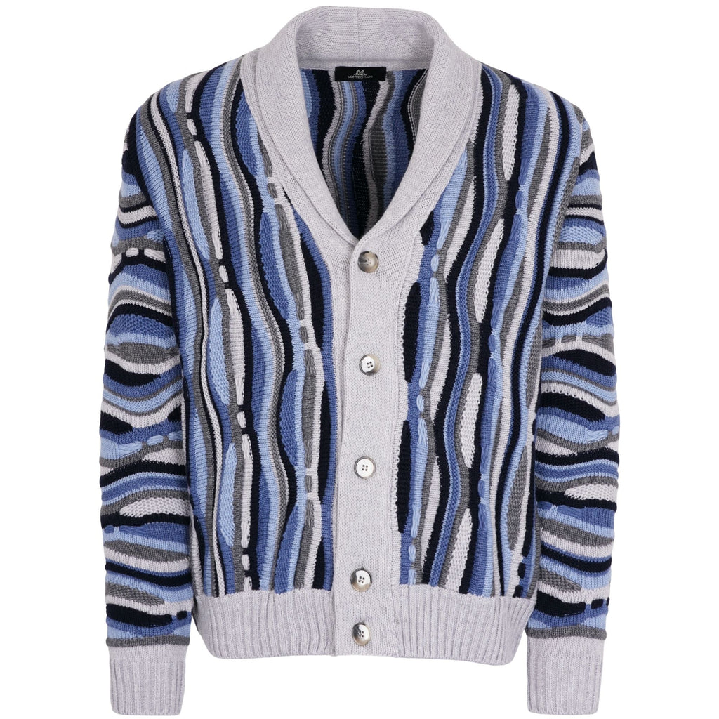Montechiaro Tridimensional Cardigan - Silver