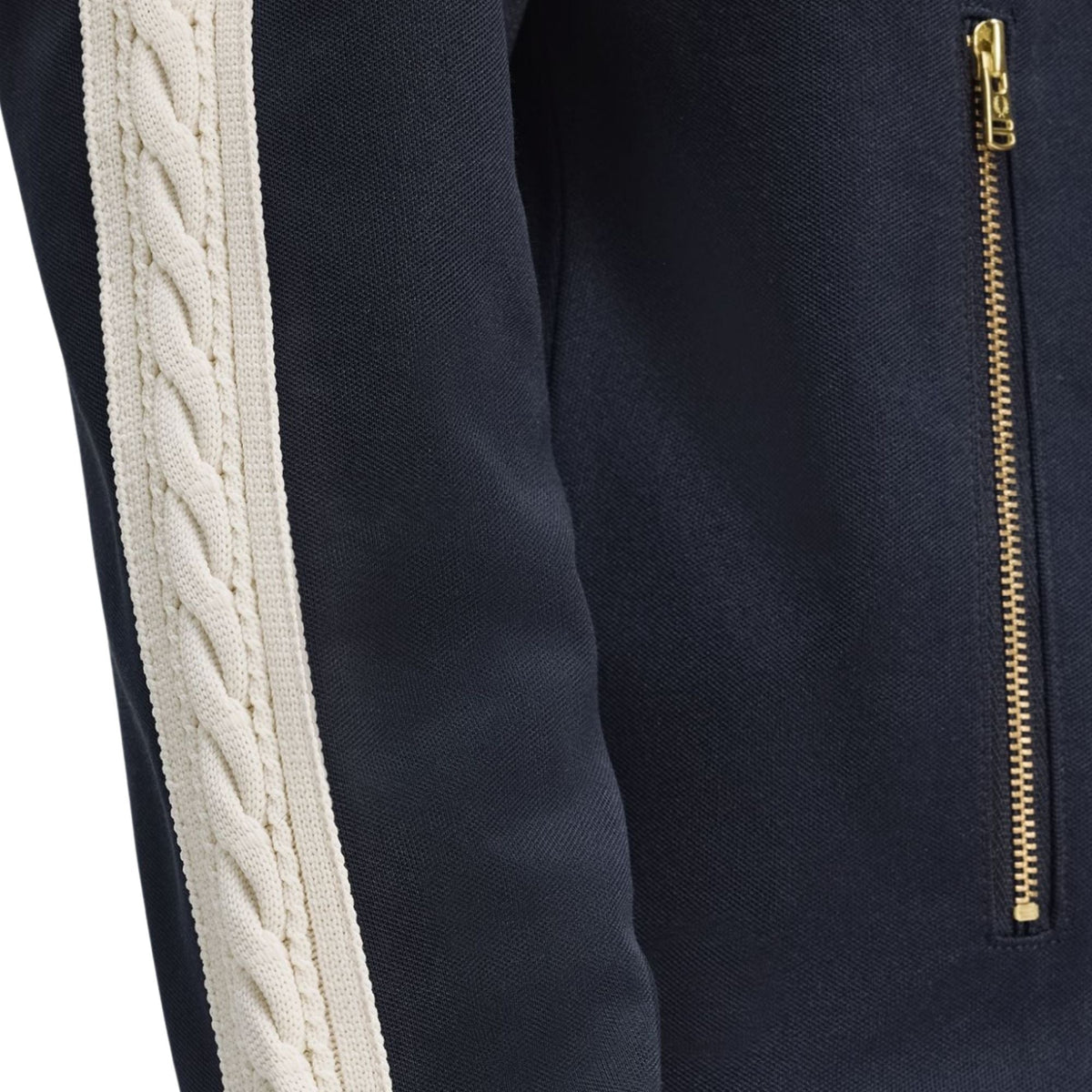 Fred Perry Cable Taped Track Jacket - Navy