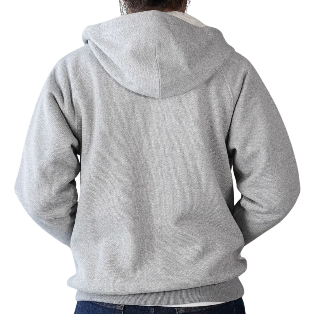 Wonder Looper Double Heavyweight French Terry Zip Hoodie - Heather Grey